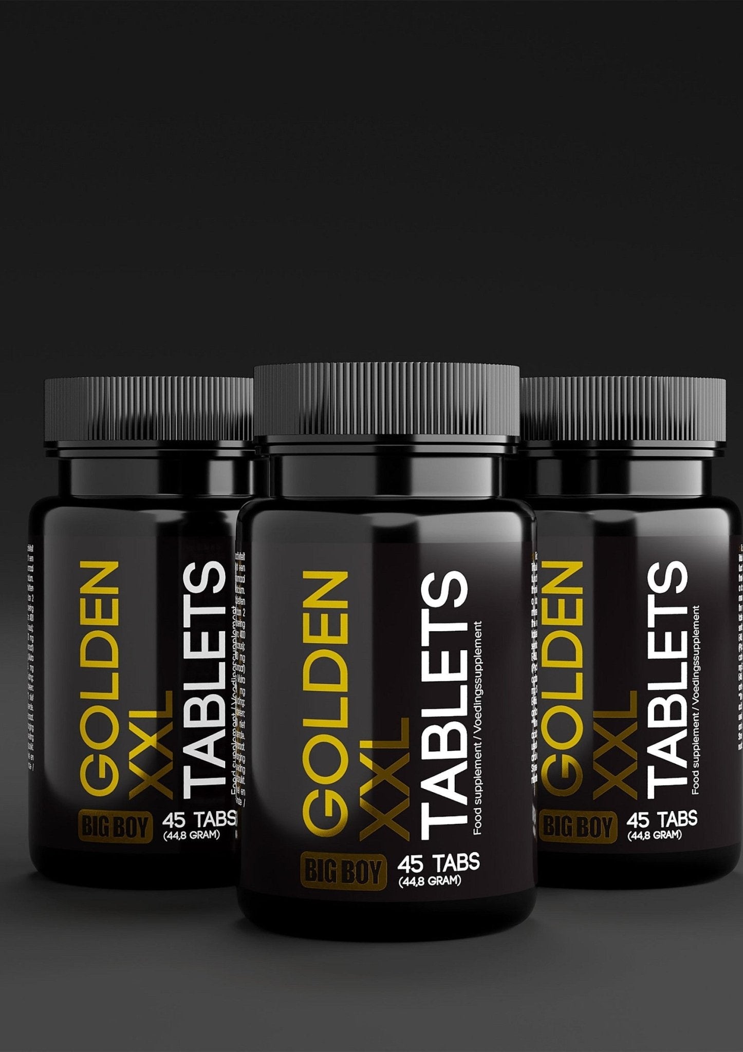 Big Boy Golden XXL Tablets 45 stuks - Erotische Stimulatie Tabletten - Hot Plaza