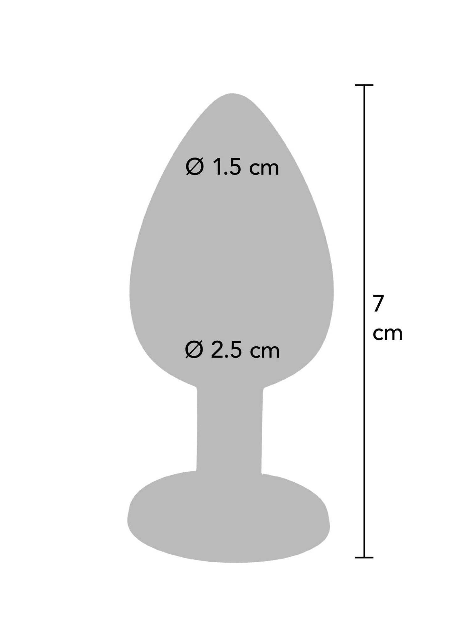 Diamond Booty Jewel Small - Buttplug Roze