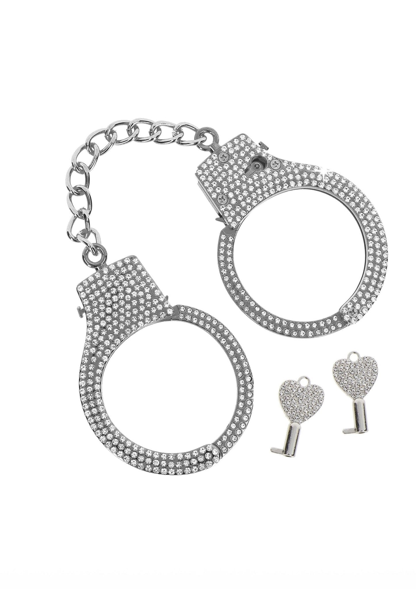 Diamond Wrist Cuffs Silver - Hot Plaza