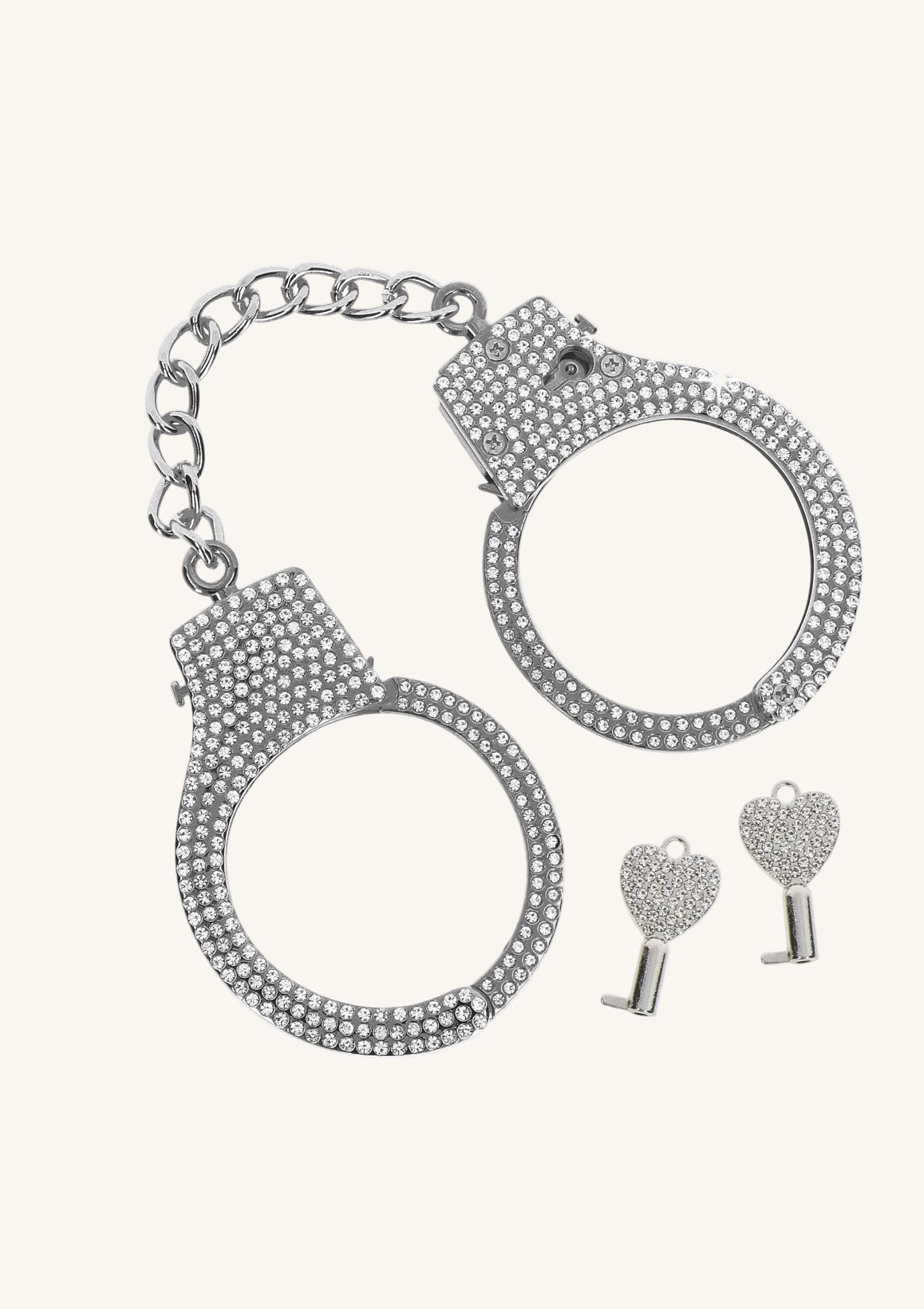 Diamond Wrist Cuffs Silver - Hot Plaza