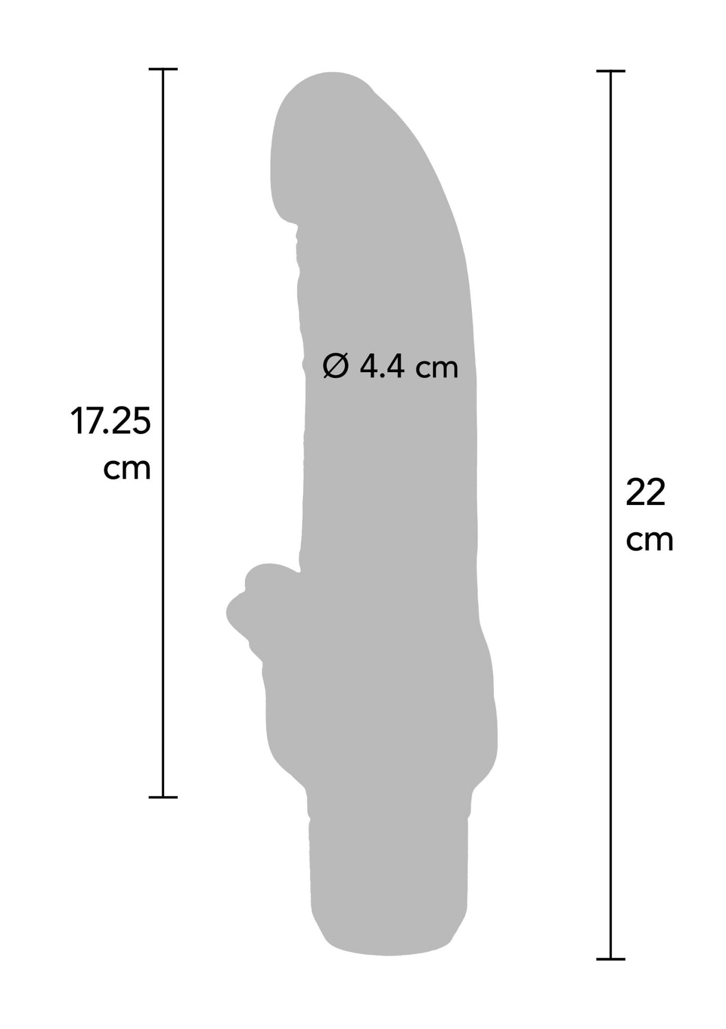 Gold Dicker Stim Vibrator 22 cm