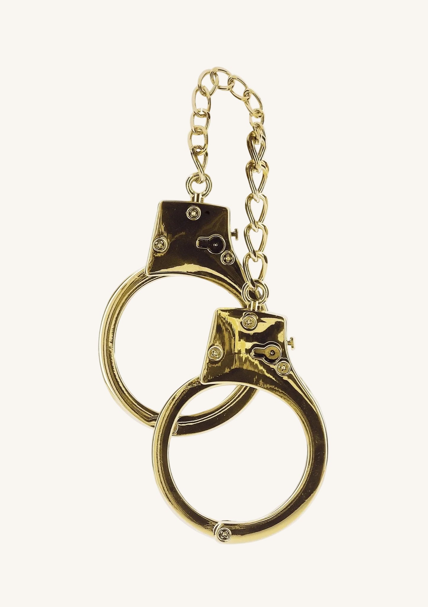 Gold Plated BDSM Handcuffs - Hot Plaza