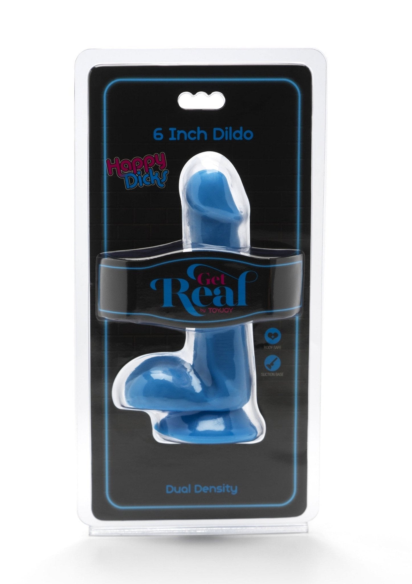 Happy Dicks Dildo PVC 15 cm Blauw