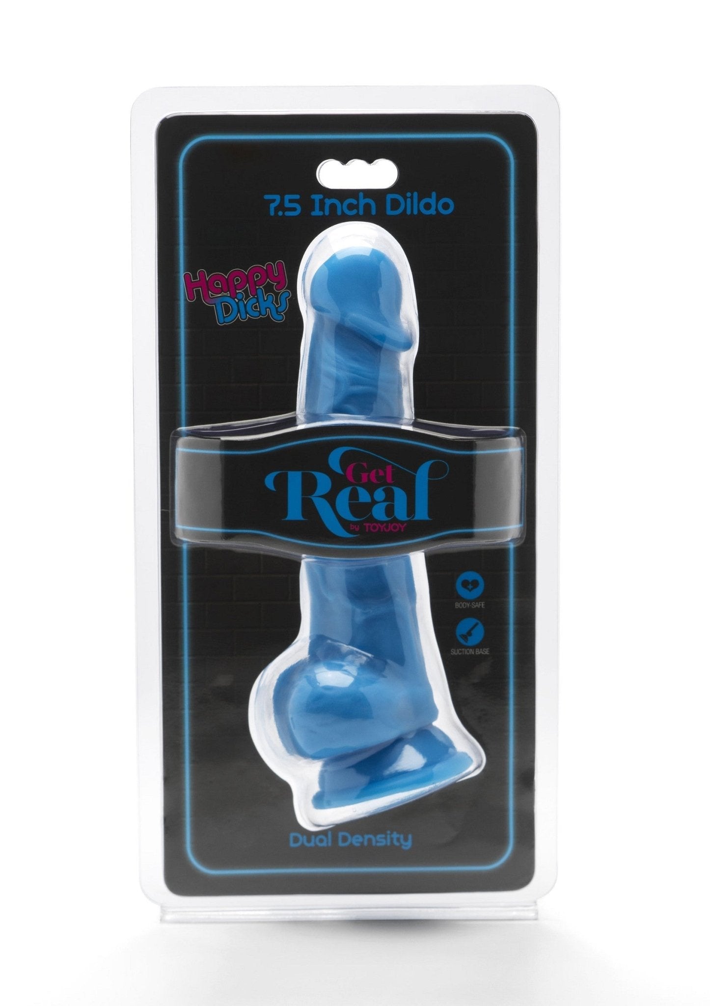 Happy Dicks Dildo PVC 19 cm Blauw