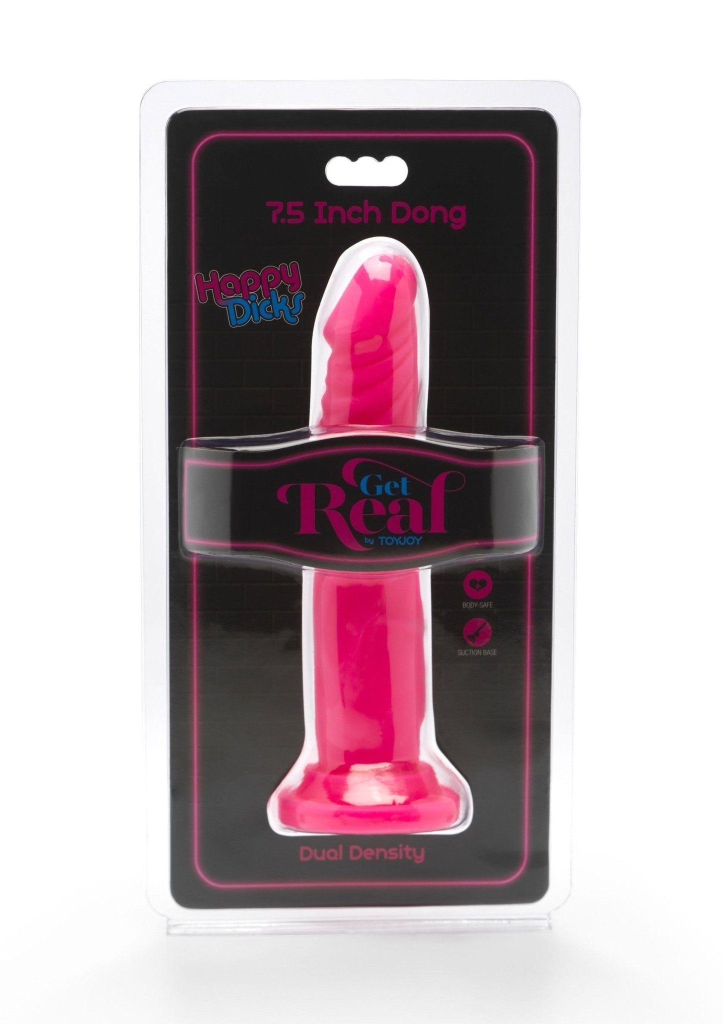 Happy Dicks Dong PVC 19 cm Roze