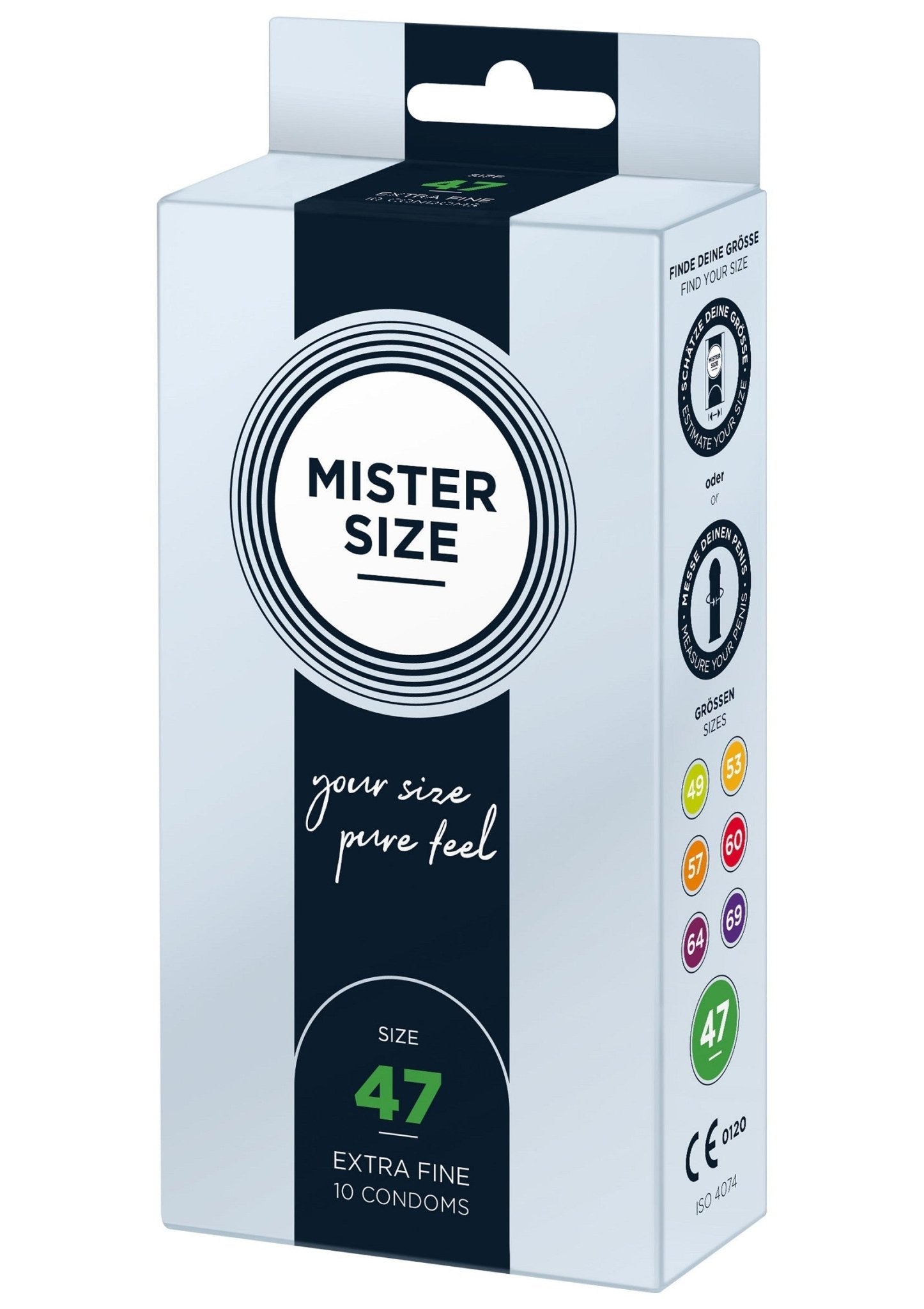 MISTER SIZE 47mm Condoms 10pcs - Hot Plaza