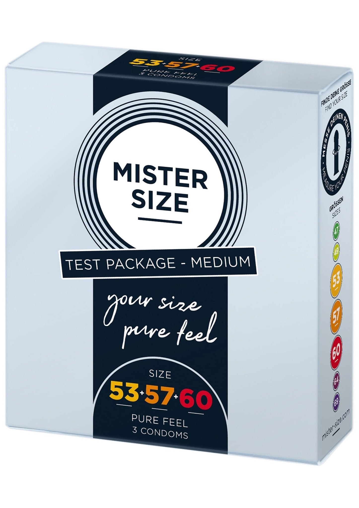 MISTER SIZE 53 - 57 - 60mm 3 - pack - Hot Plaza