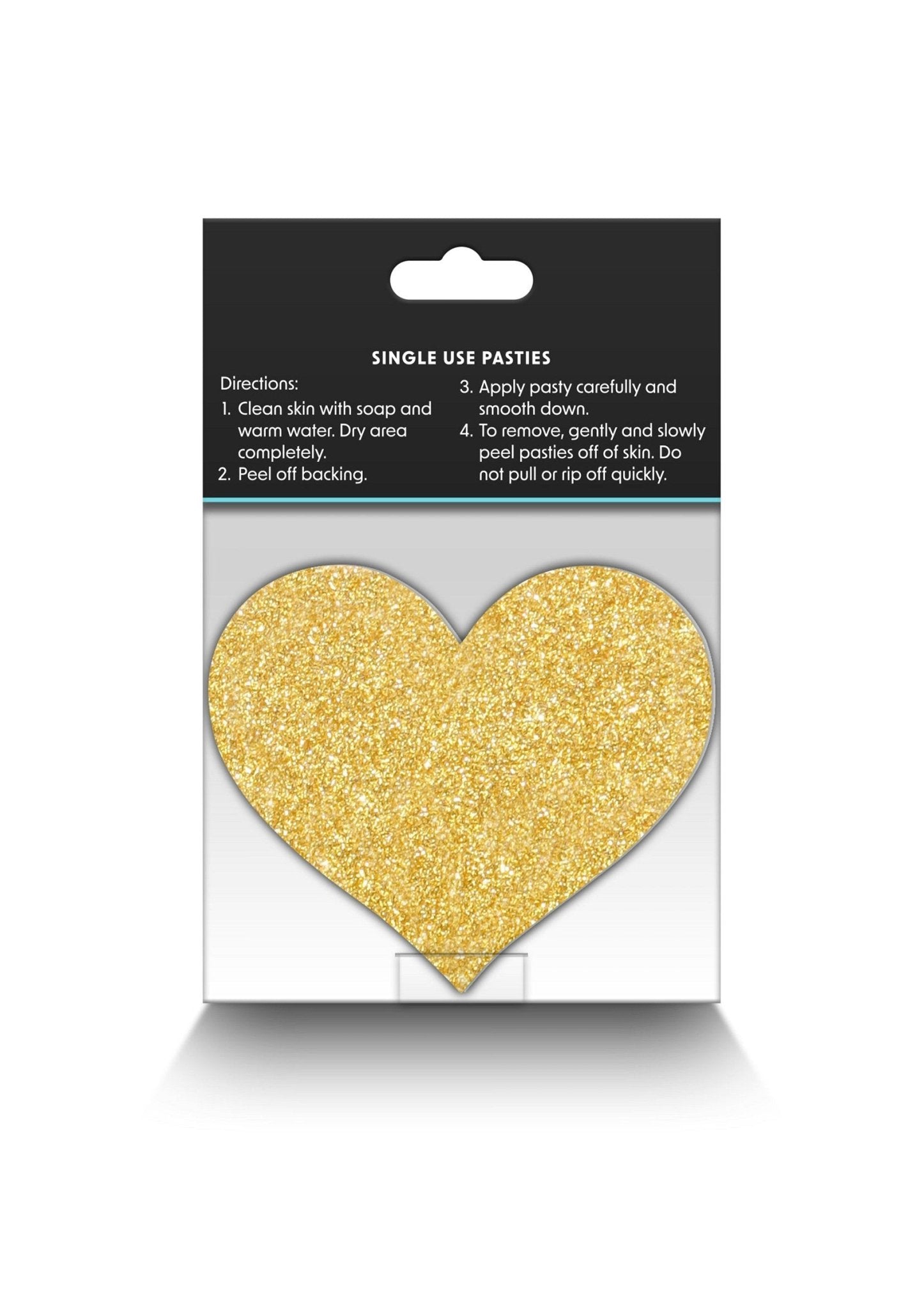 Pasties Glitter Hearts 2 Paar - Hot Plaza