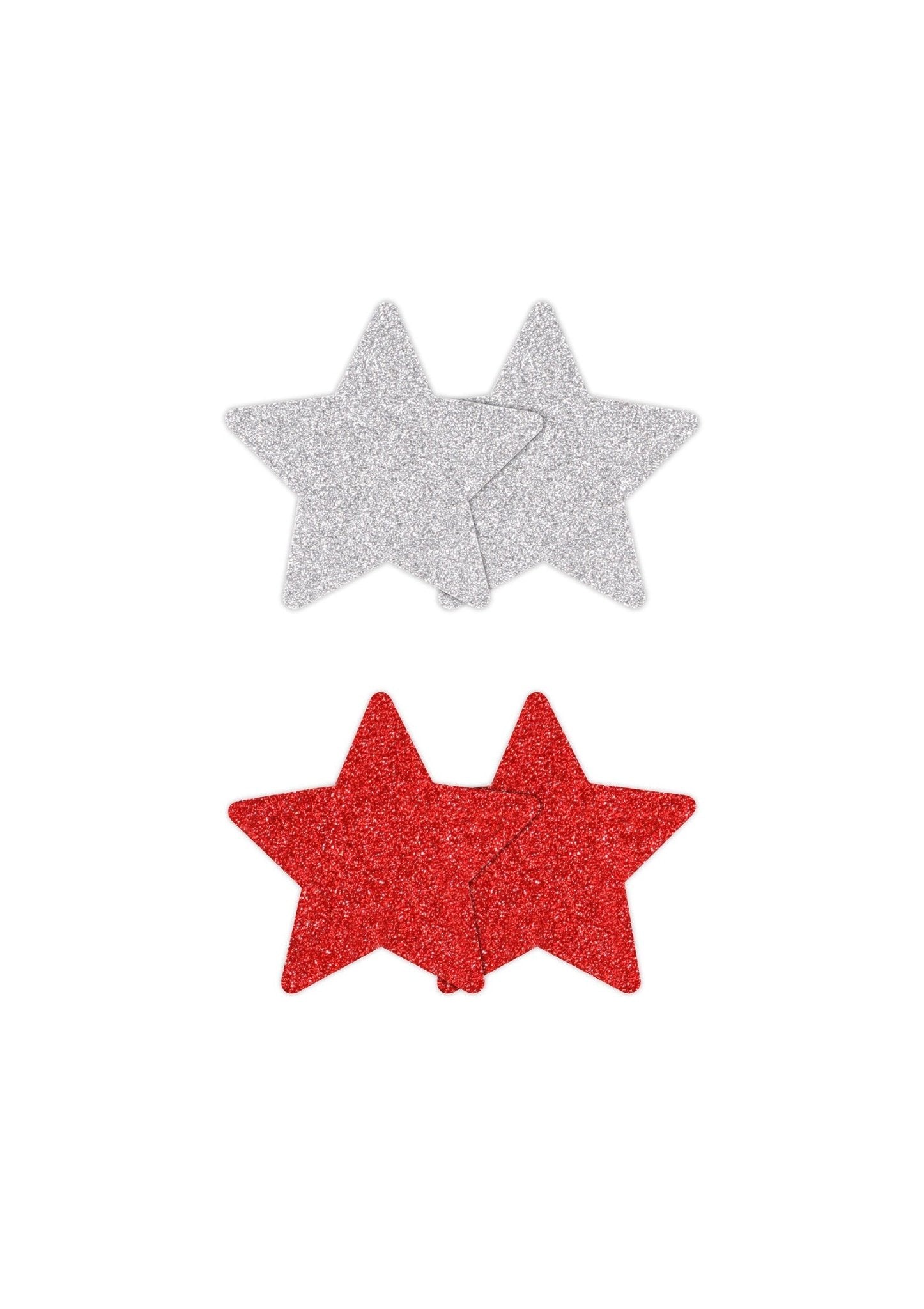 Pasties Glitter Stars 2 Paar - Hot Plaza