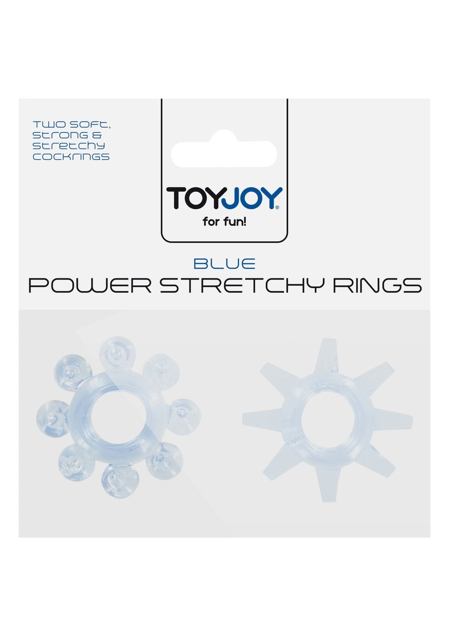 Power Stretchy Rings 2 Stuks Blauw
