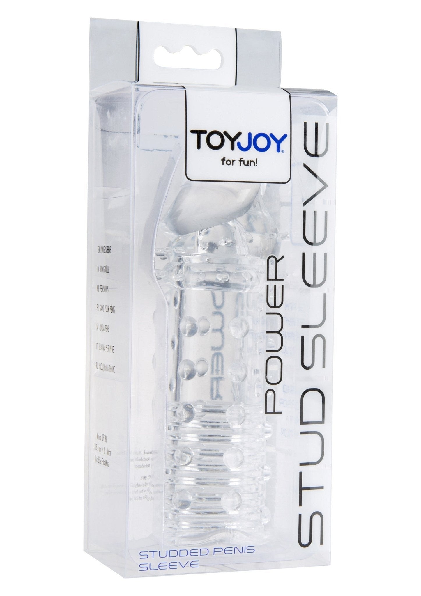 Power Stud Sleeve Clear