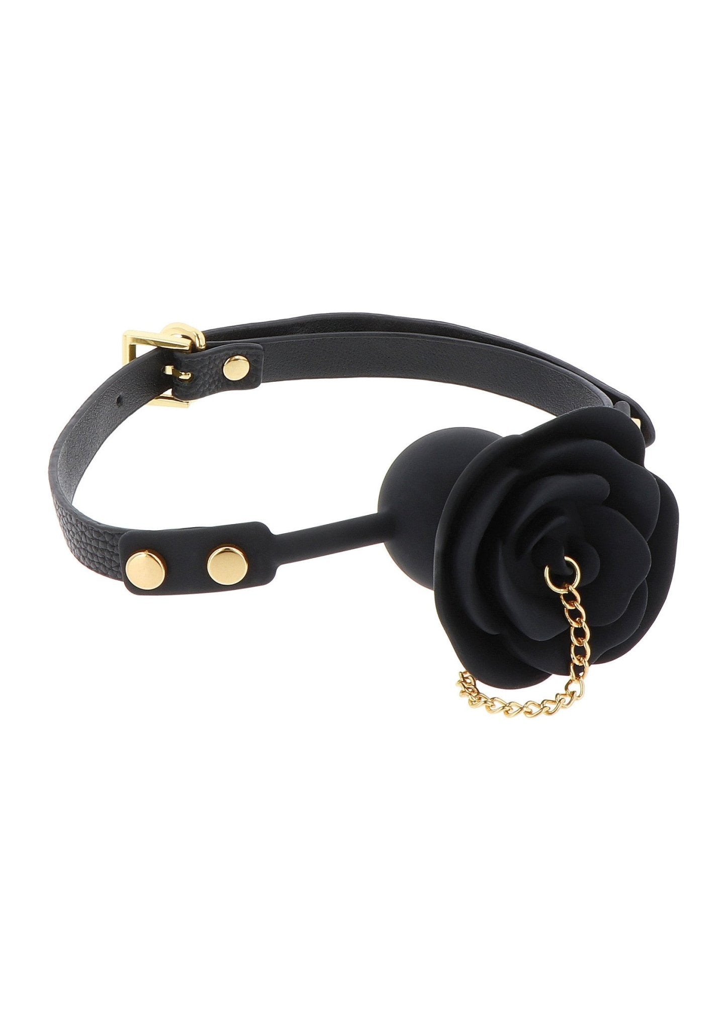 Rose Ball Gag with Plug - Hot Plaza