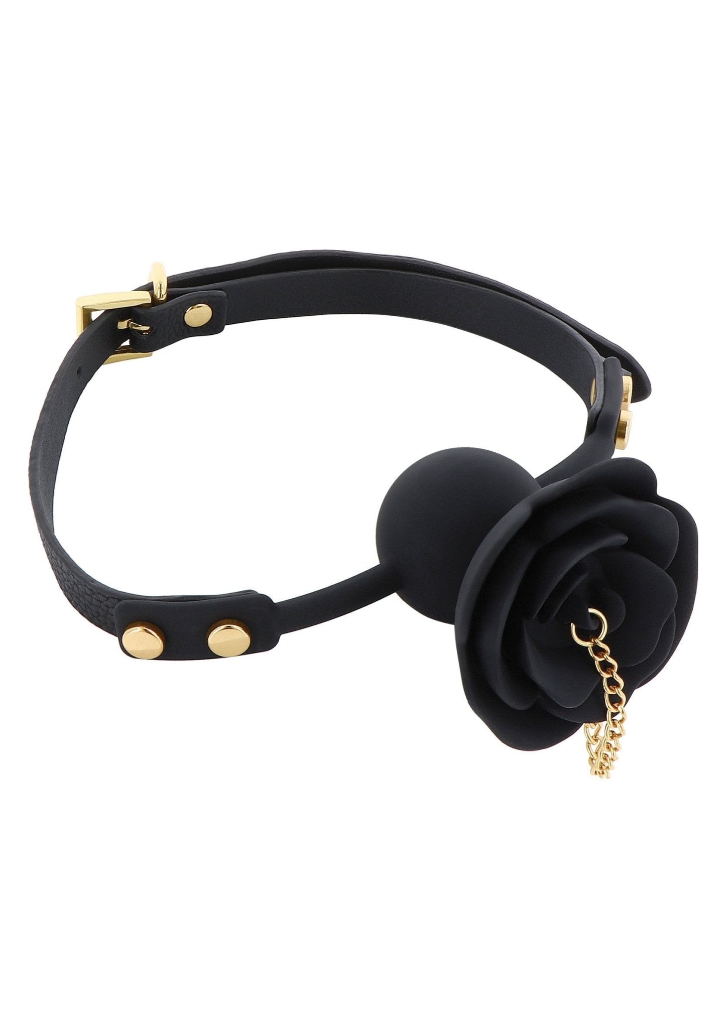 Rose Ball Gag with Plug - Hot Plaza