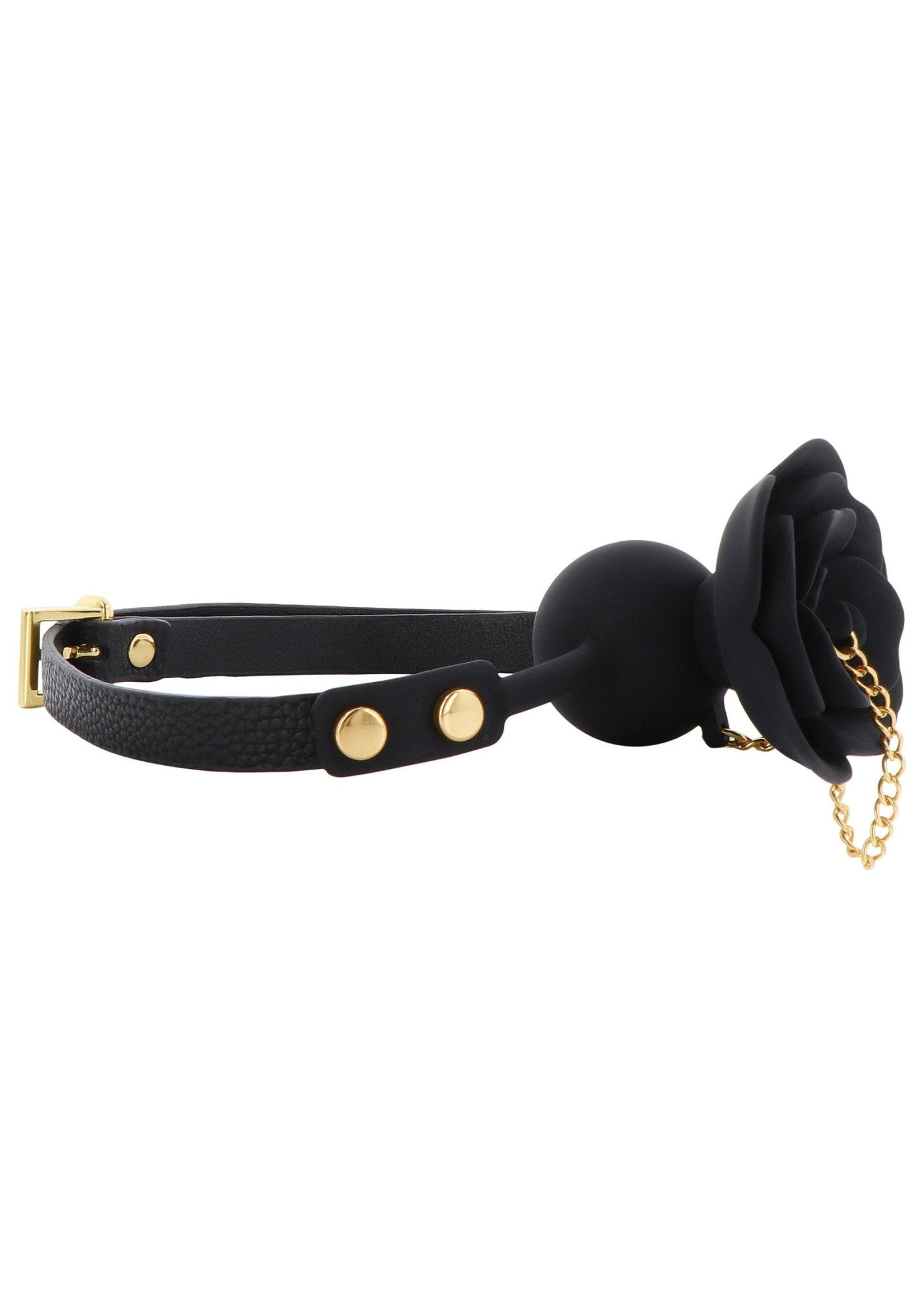 Rose Ball Gag with Plug - Hot Plaza
