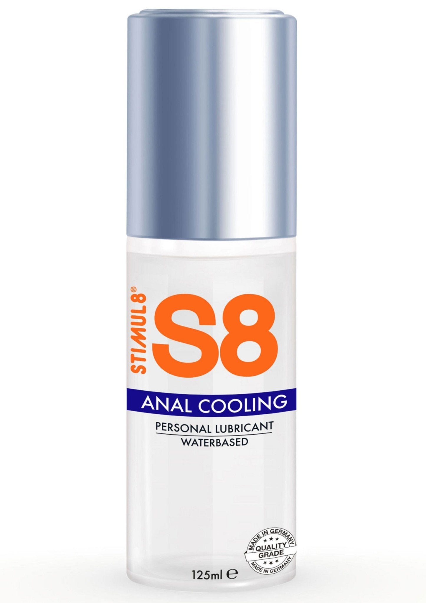 S8 Verkoelend Glijmiddel Anal 125 ml - Hot Plaza