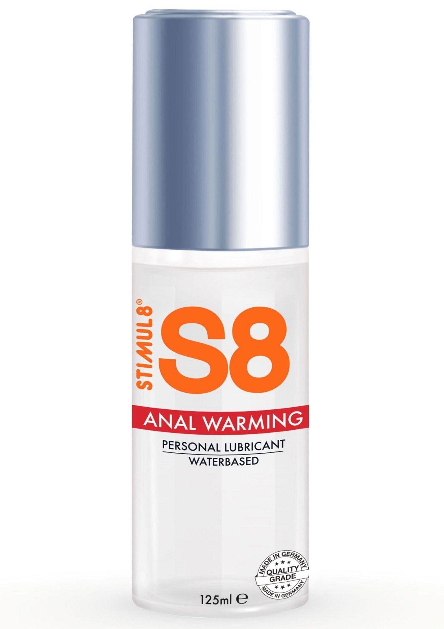 S8 Verwarmend Glijmiddel Anal 125 ml - Hot Plaza