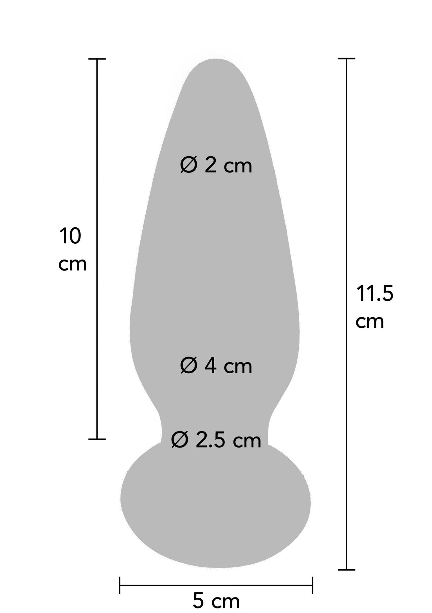 Shining Vibrating Glass Plug