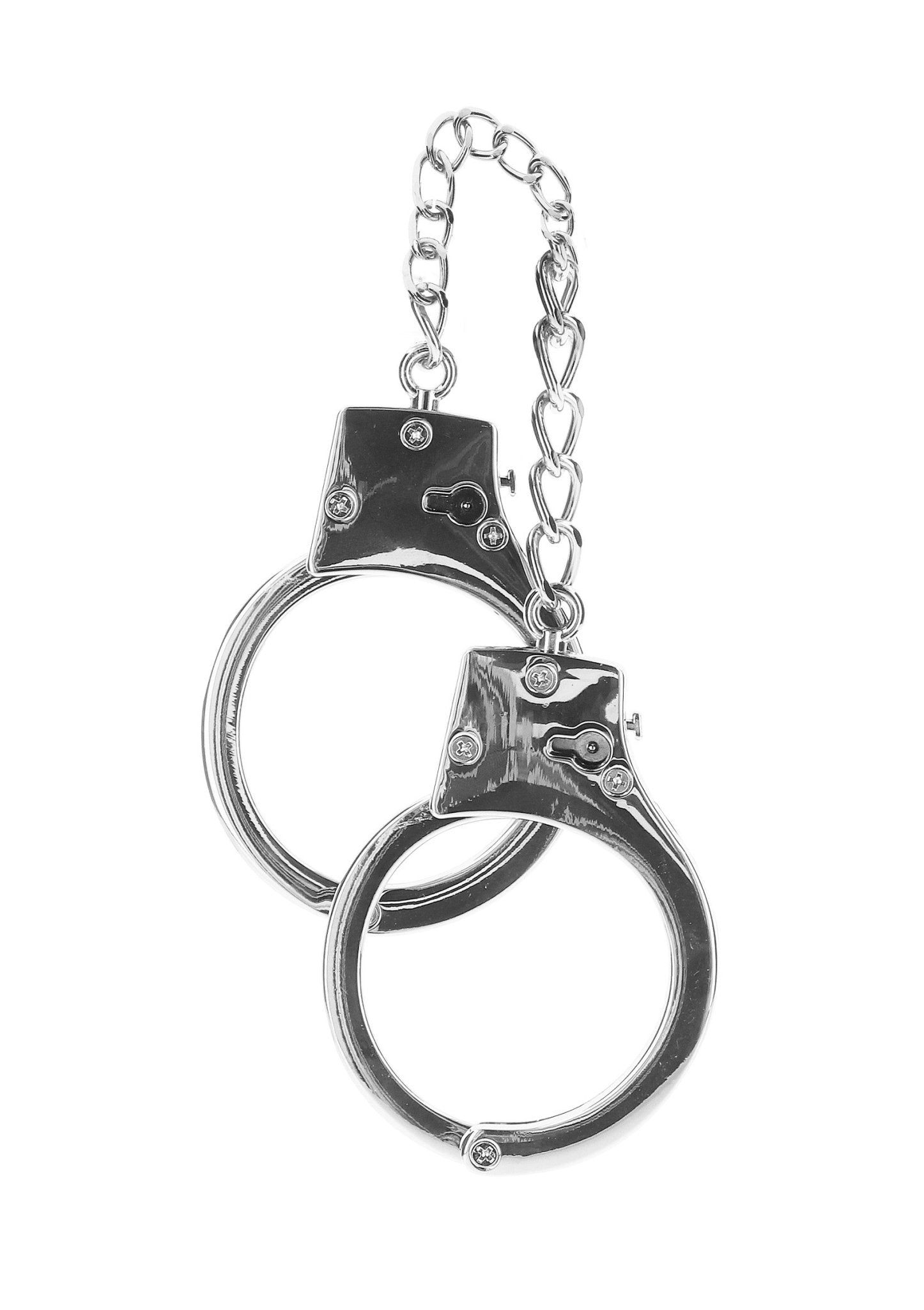 Silver Plated BDSM Handcuffs - Hot Plaza