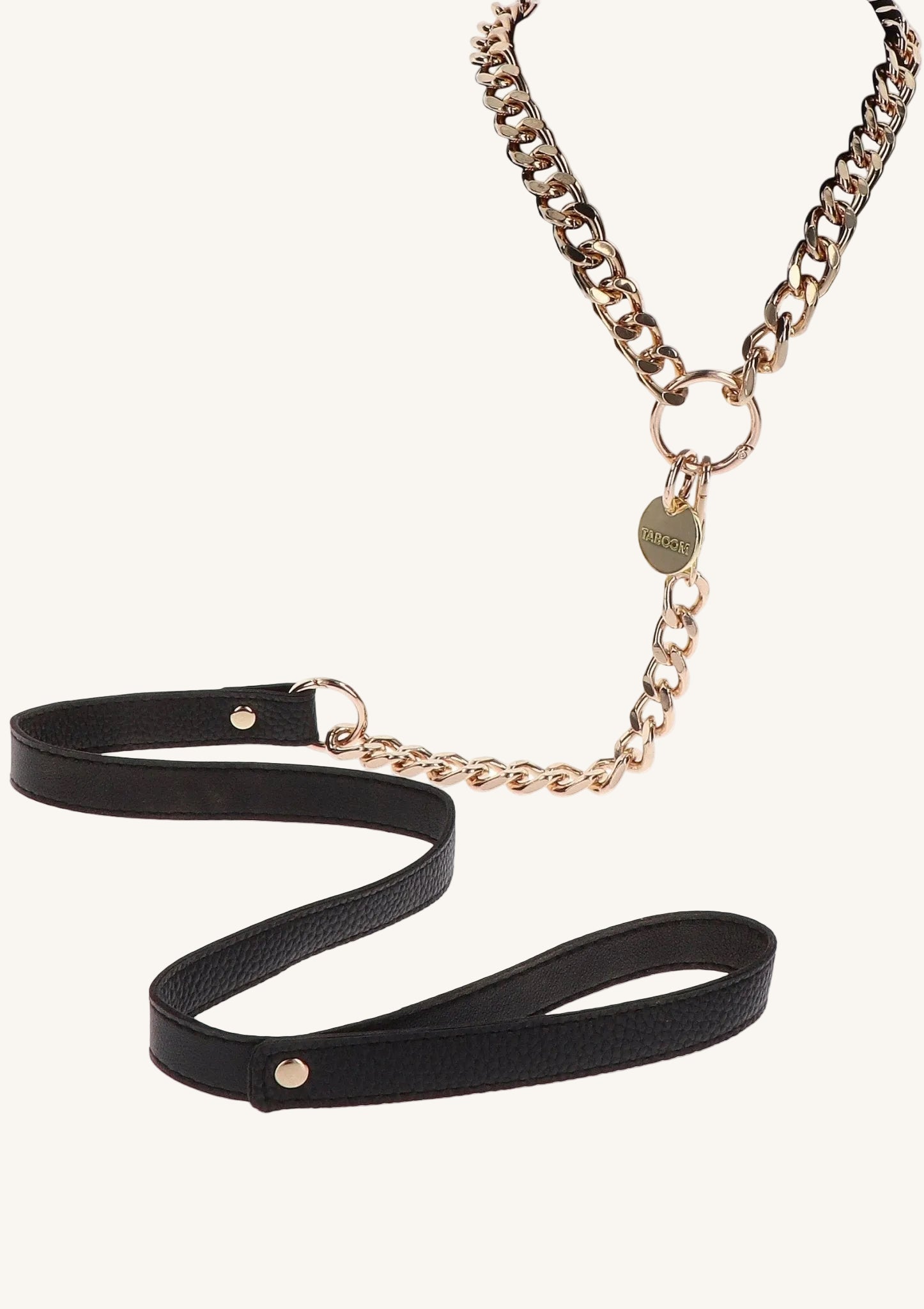 Statement Halsband en Riem - Roségoud en Vegan Leer - Hot Plaza