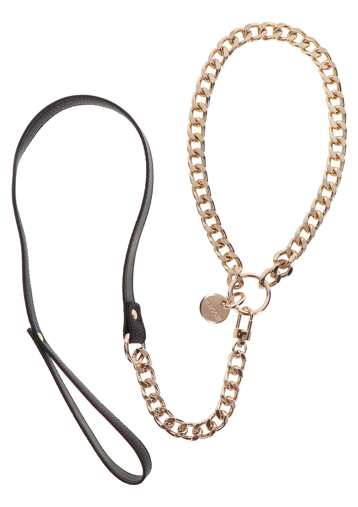 Statement Halsband en Riem - Roségoud en Vegan Leer - Hot Plaza