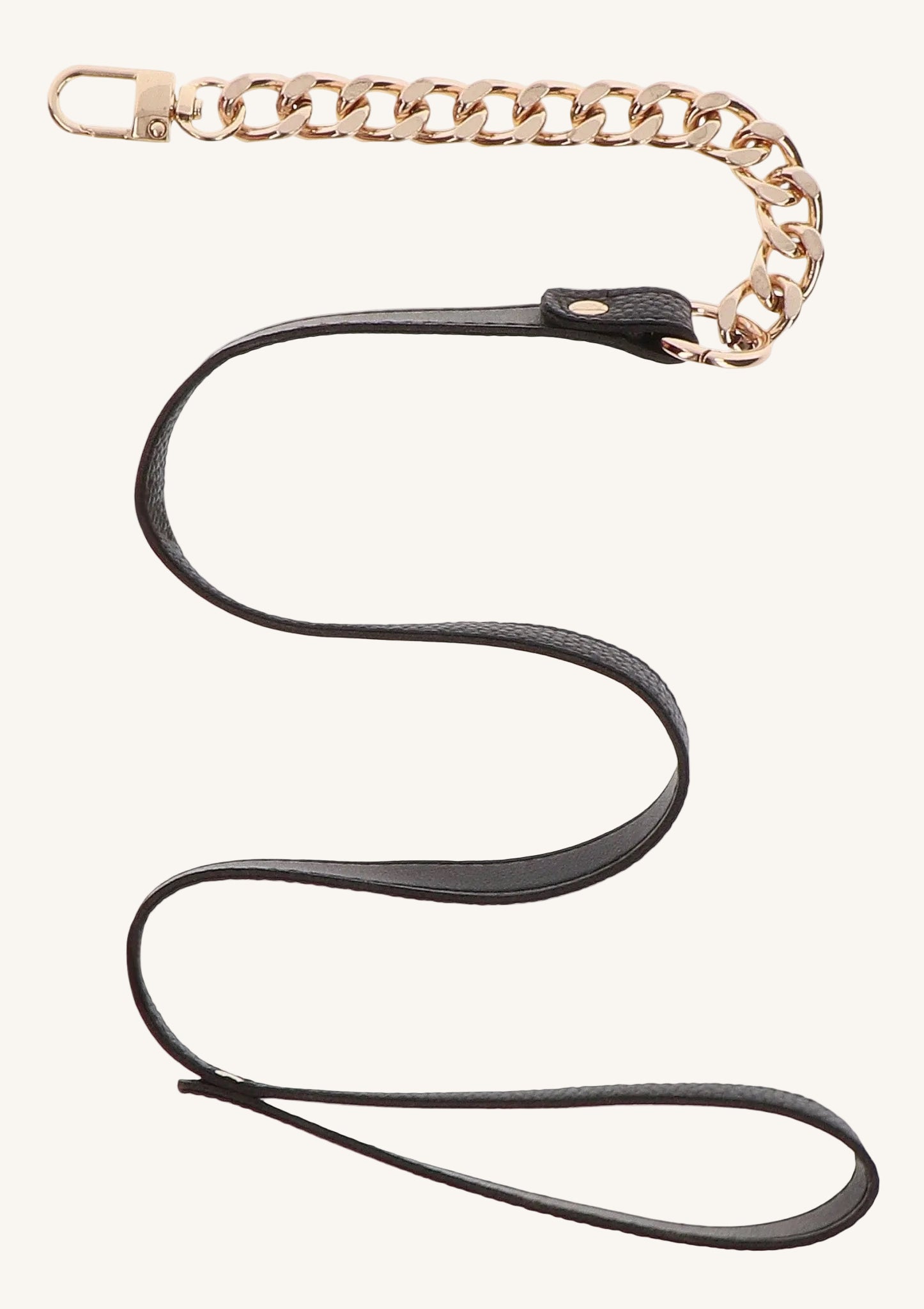 Statement Riem - Goudkleurig en Vegan Leer - Hot Plaza