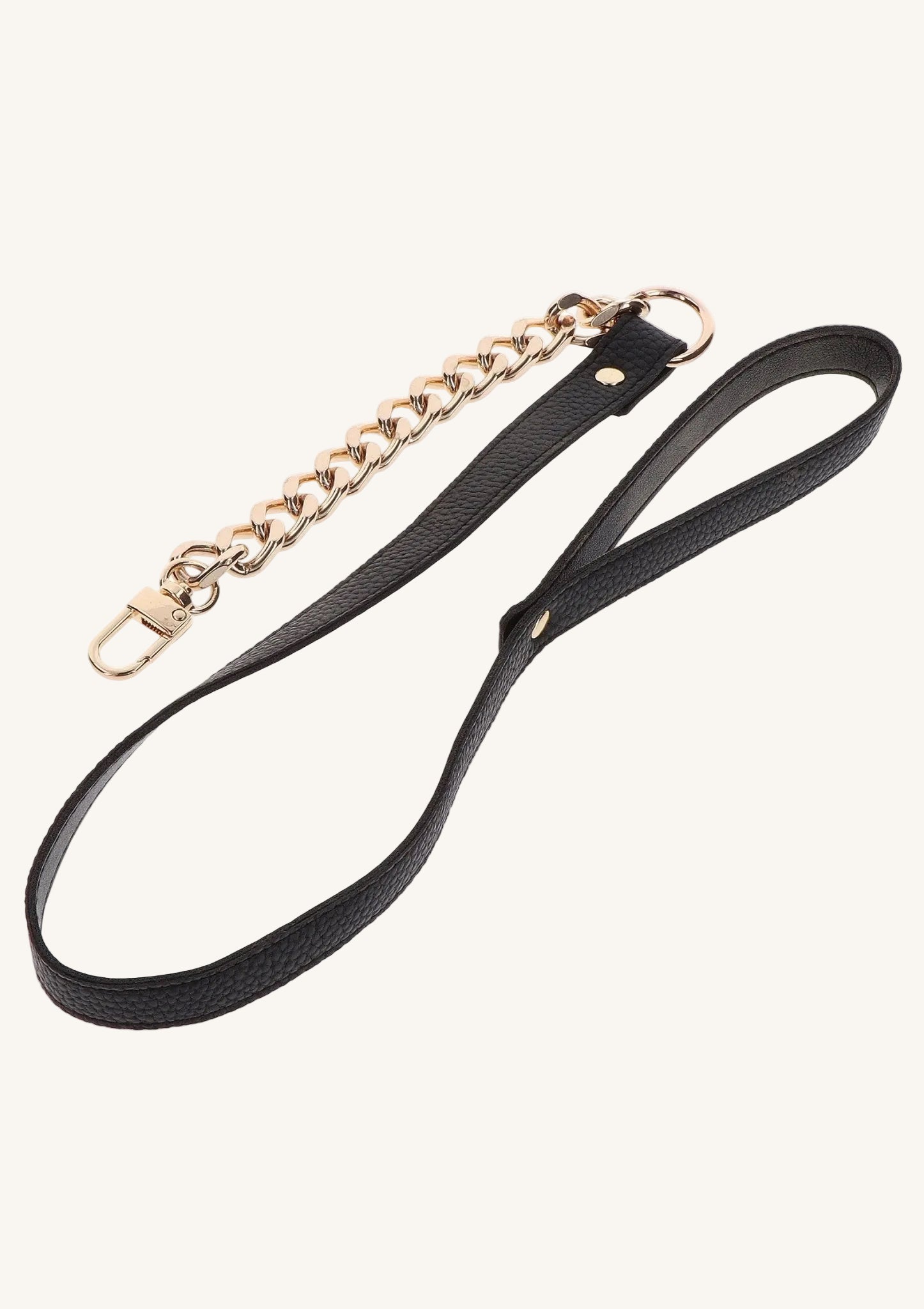 Statement Riem - Goudkleurig en Vegan Leer - Hot Plaza
