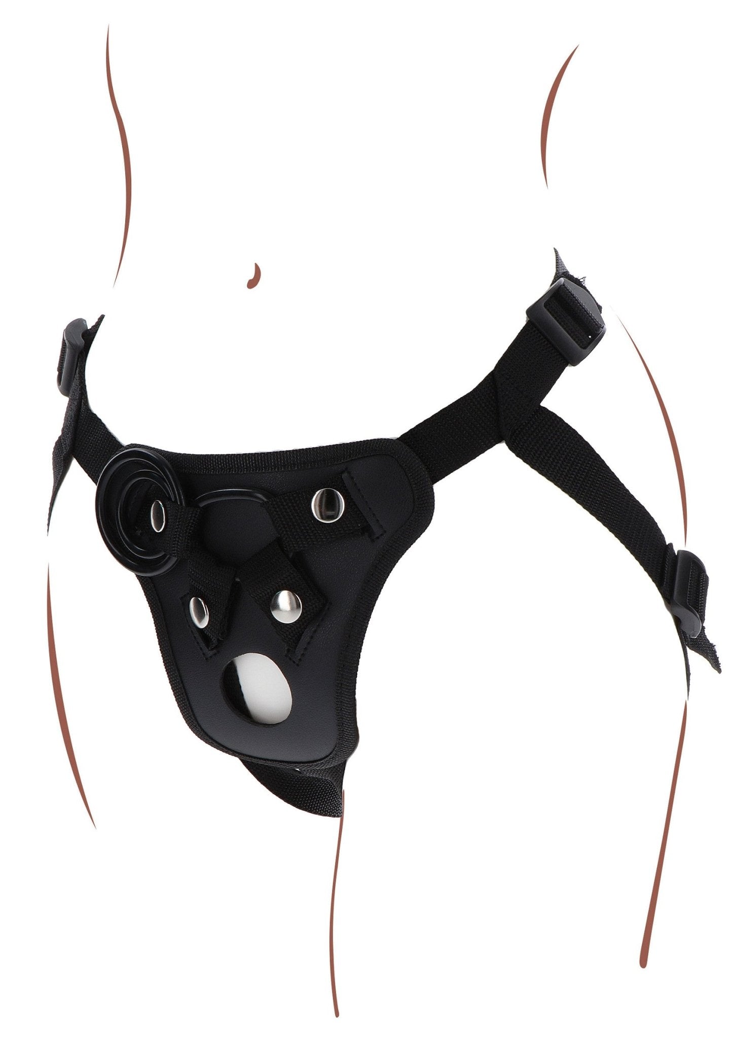 Strap-On Pleasure Hole Harness