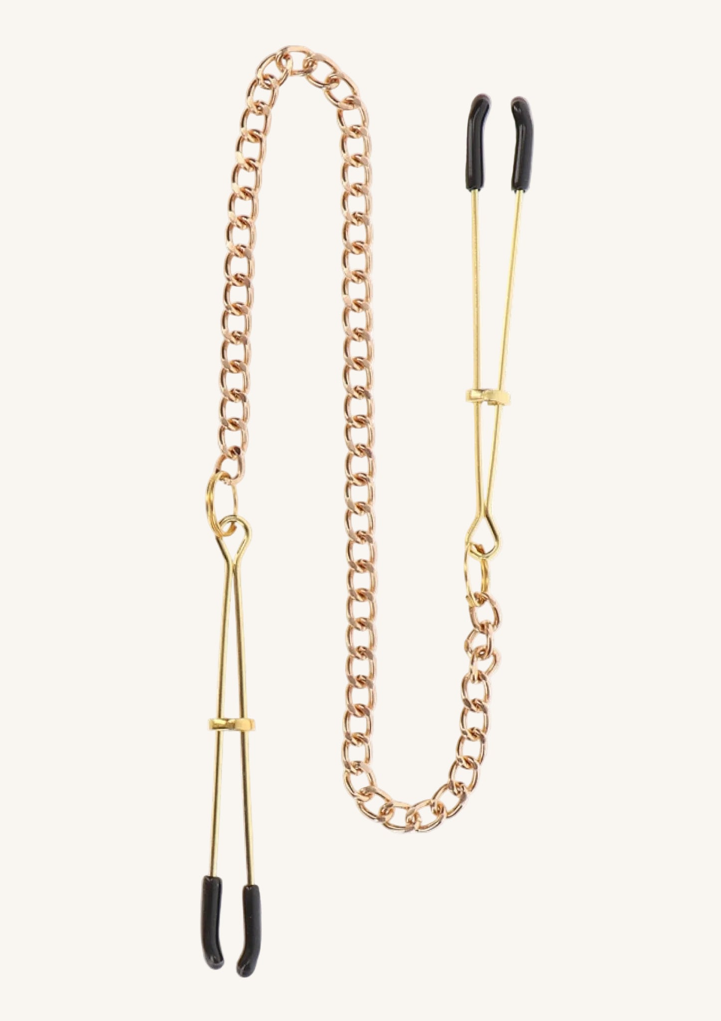 Tepelklemmen met Ketting Goud - Hot Plaza