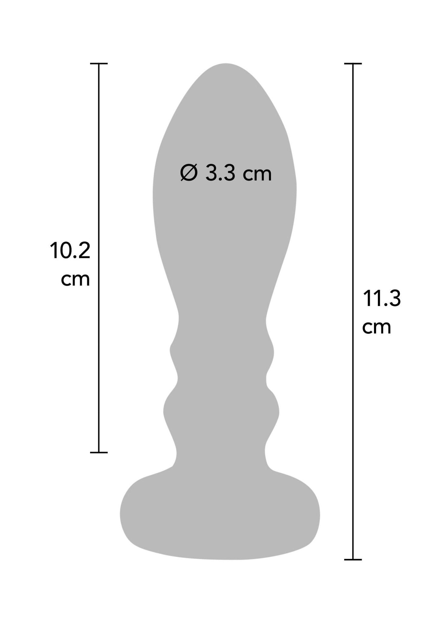 The Slider Vibrating Plug Large