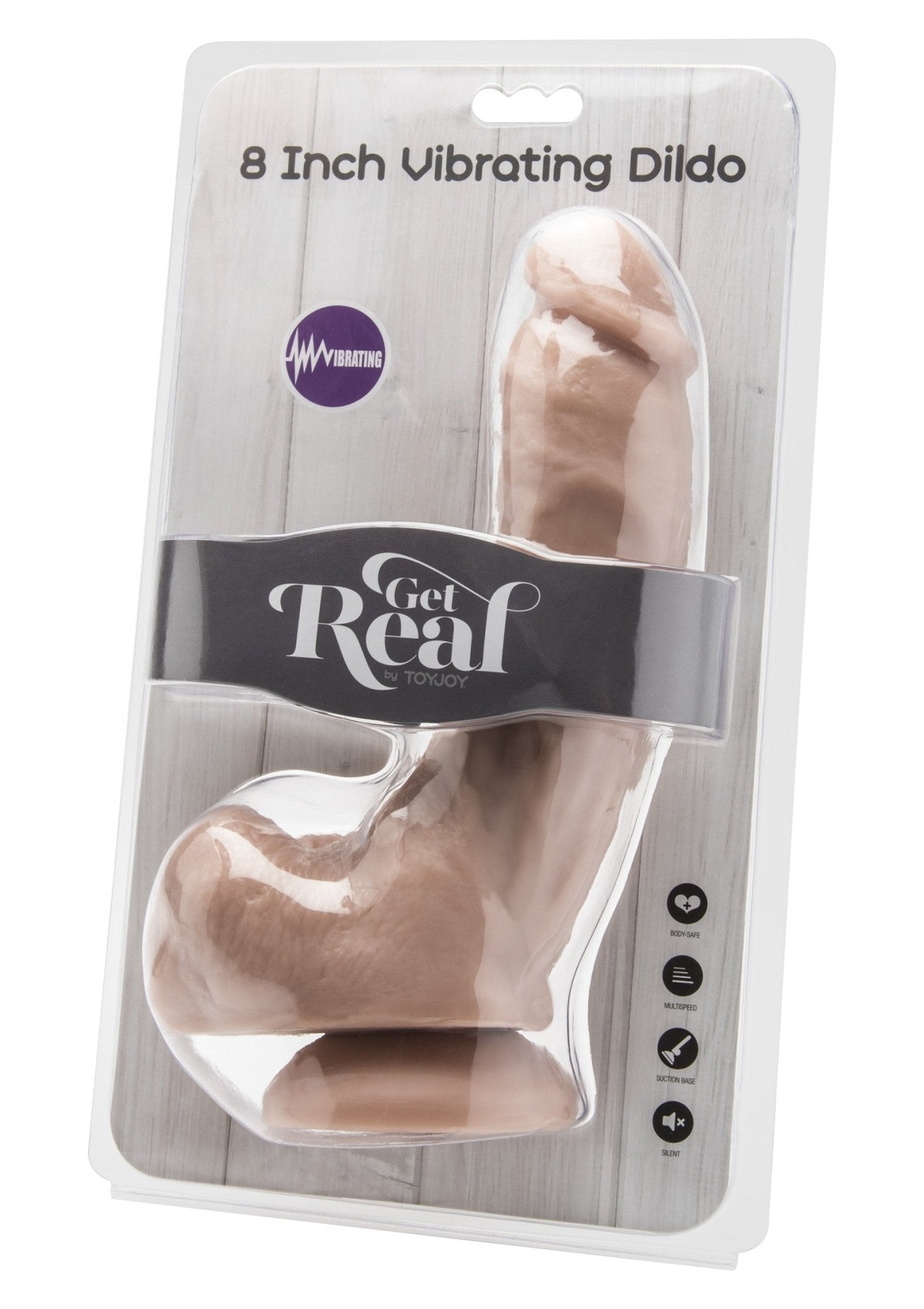 Vibrating Dildo PVC 20.5 cm