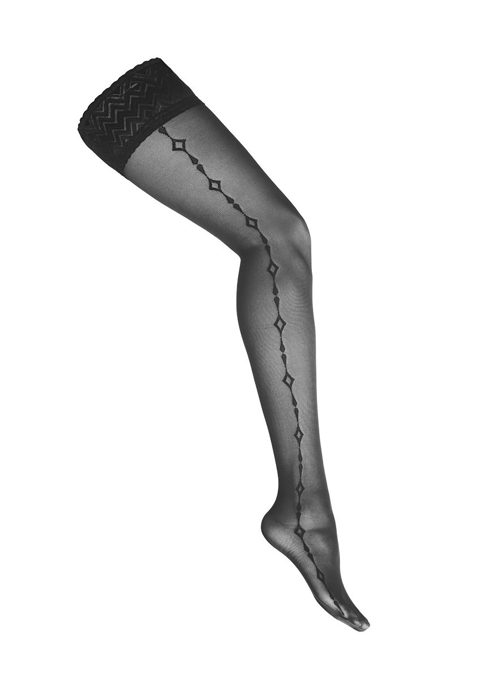 Hold Ups met motief 20 denier H021