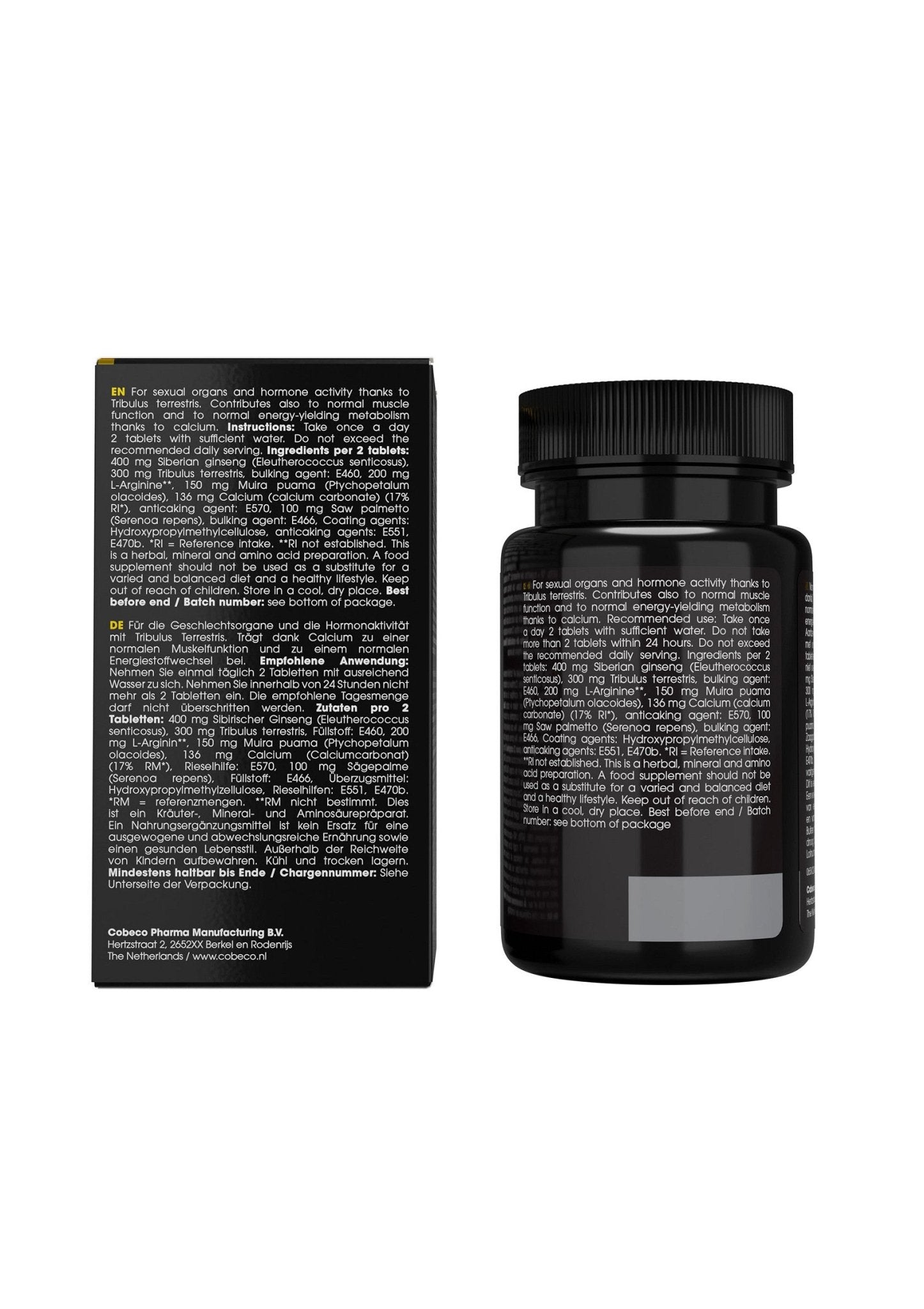 Big Boy Golden XXL Tablets 45 stuks - Erotische Stimulatie Tabletten - Hot Plaza