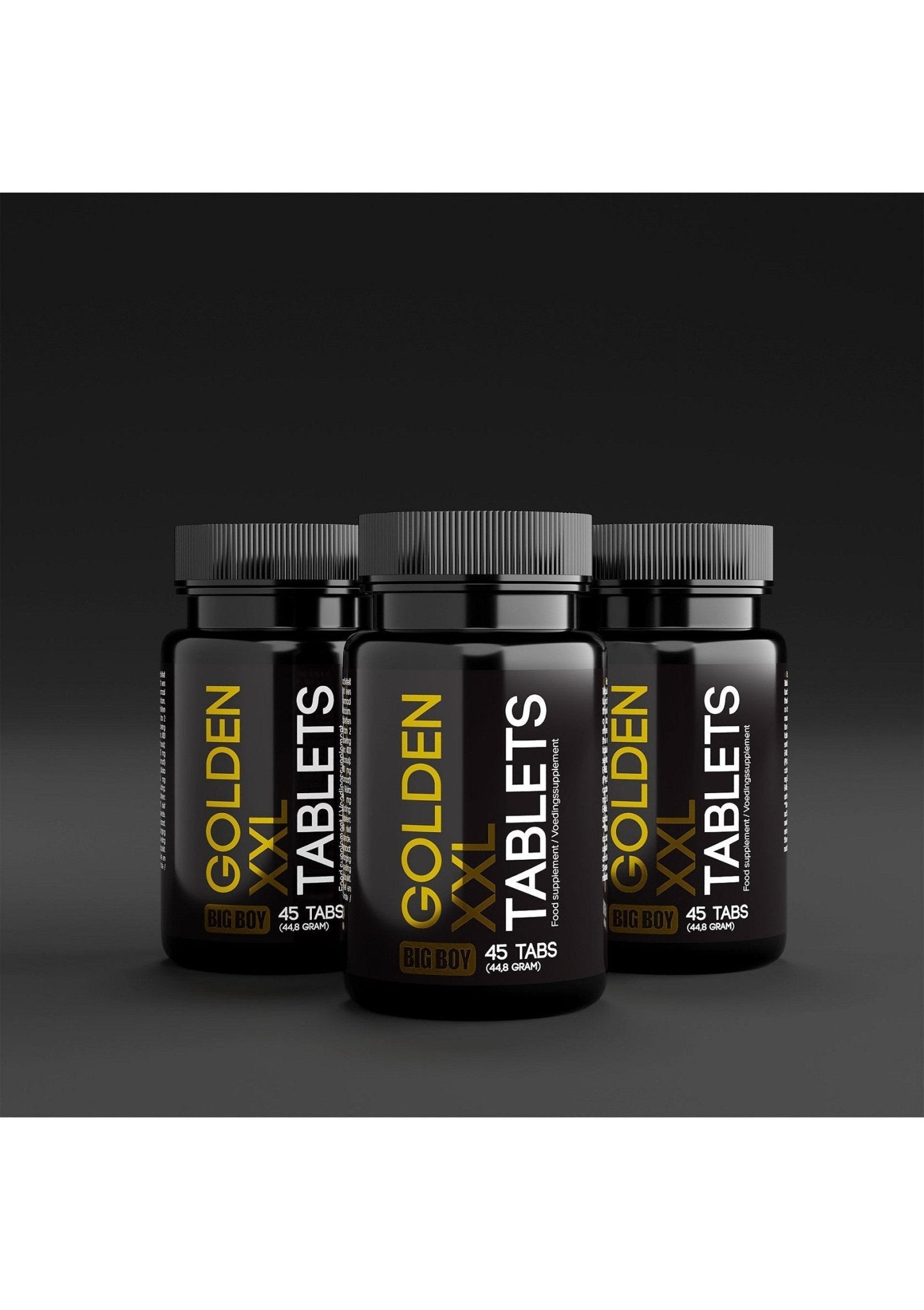 Big Boy Golden XXL Tablets 45 stuks - Erotische Stimulatie Tabletten - Hot Plaza