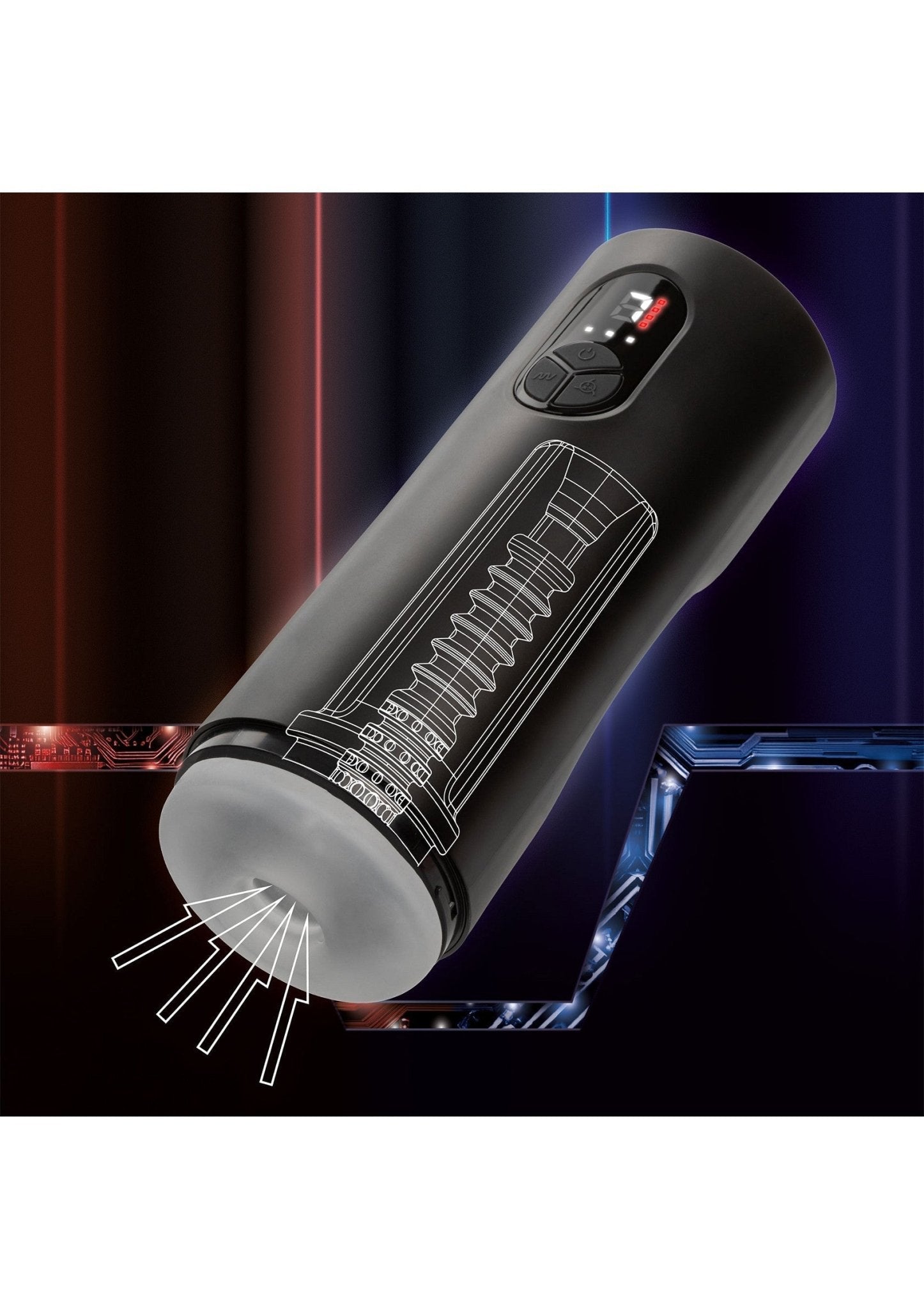 Bionic Sucking and Vibrating Masturbator - Automatische Masturbator met Zuigtechnologie - Hot Plaza