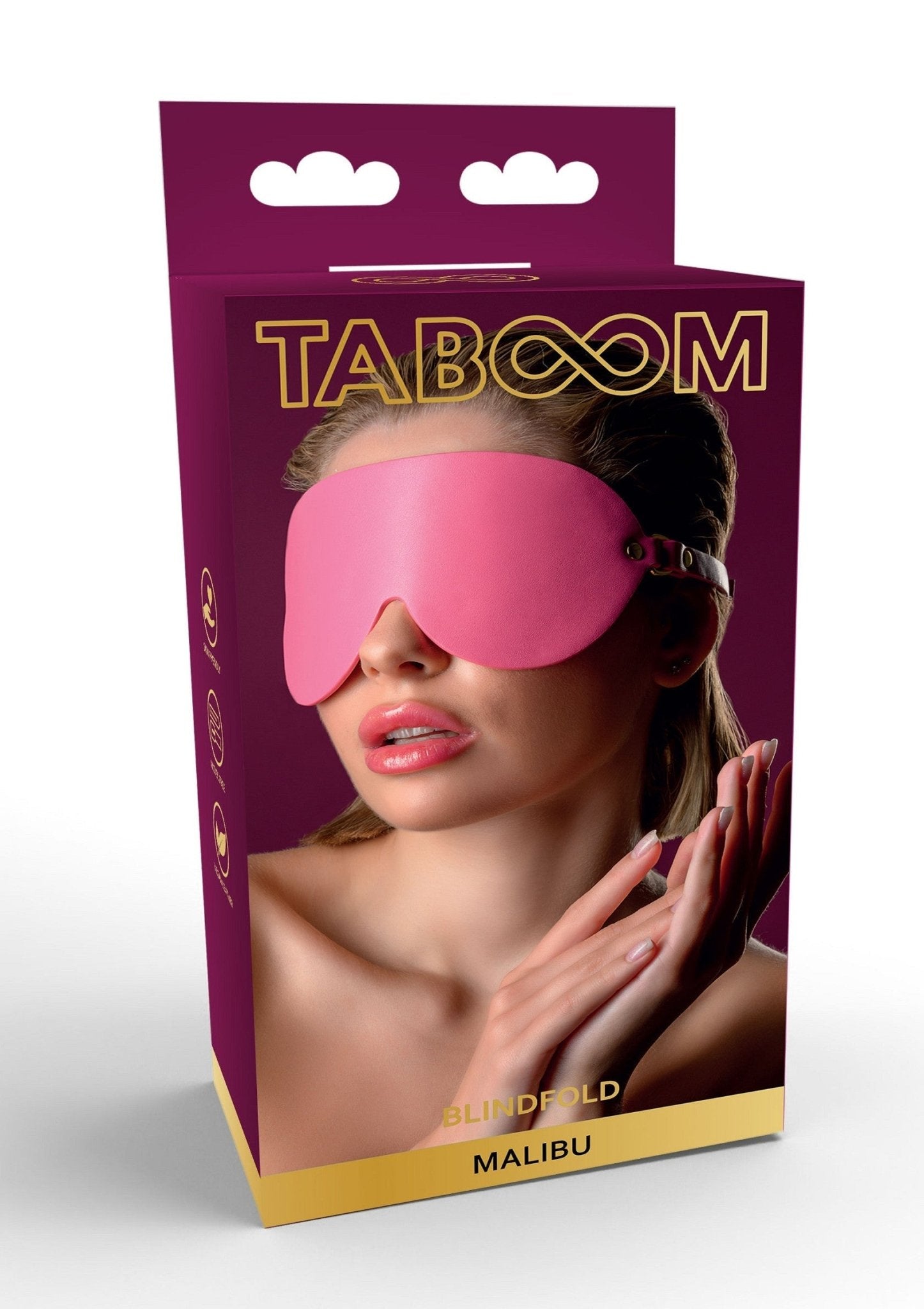 Blinddoek Roze Vegan Leer - Hot Plaza
