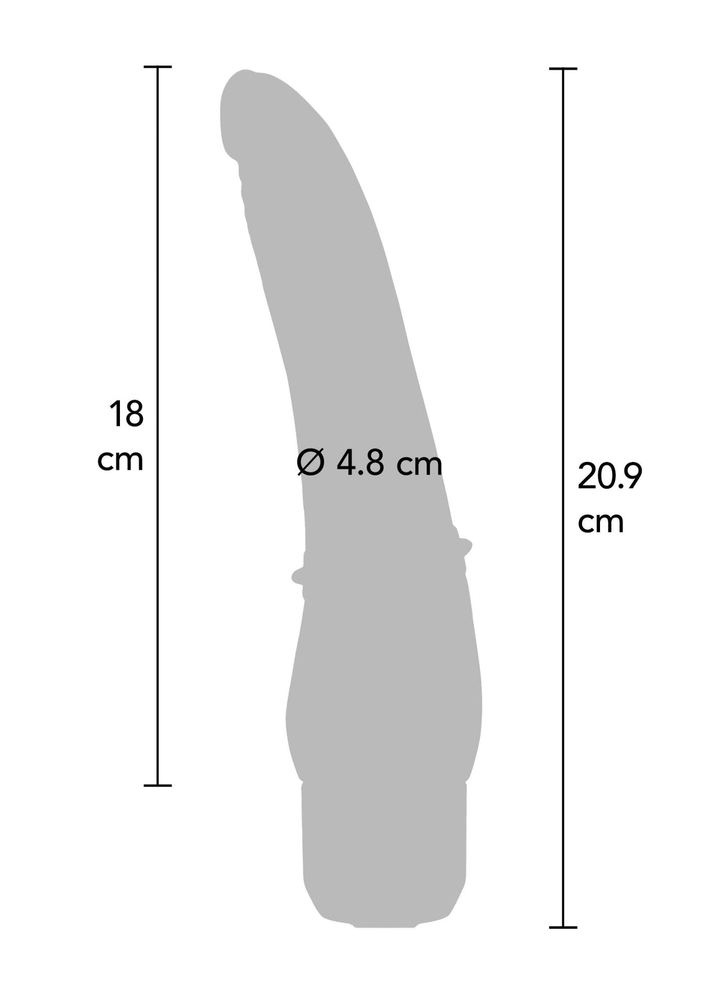 Classic Smooth Vibrator Zwart