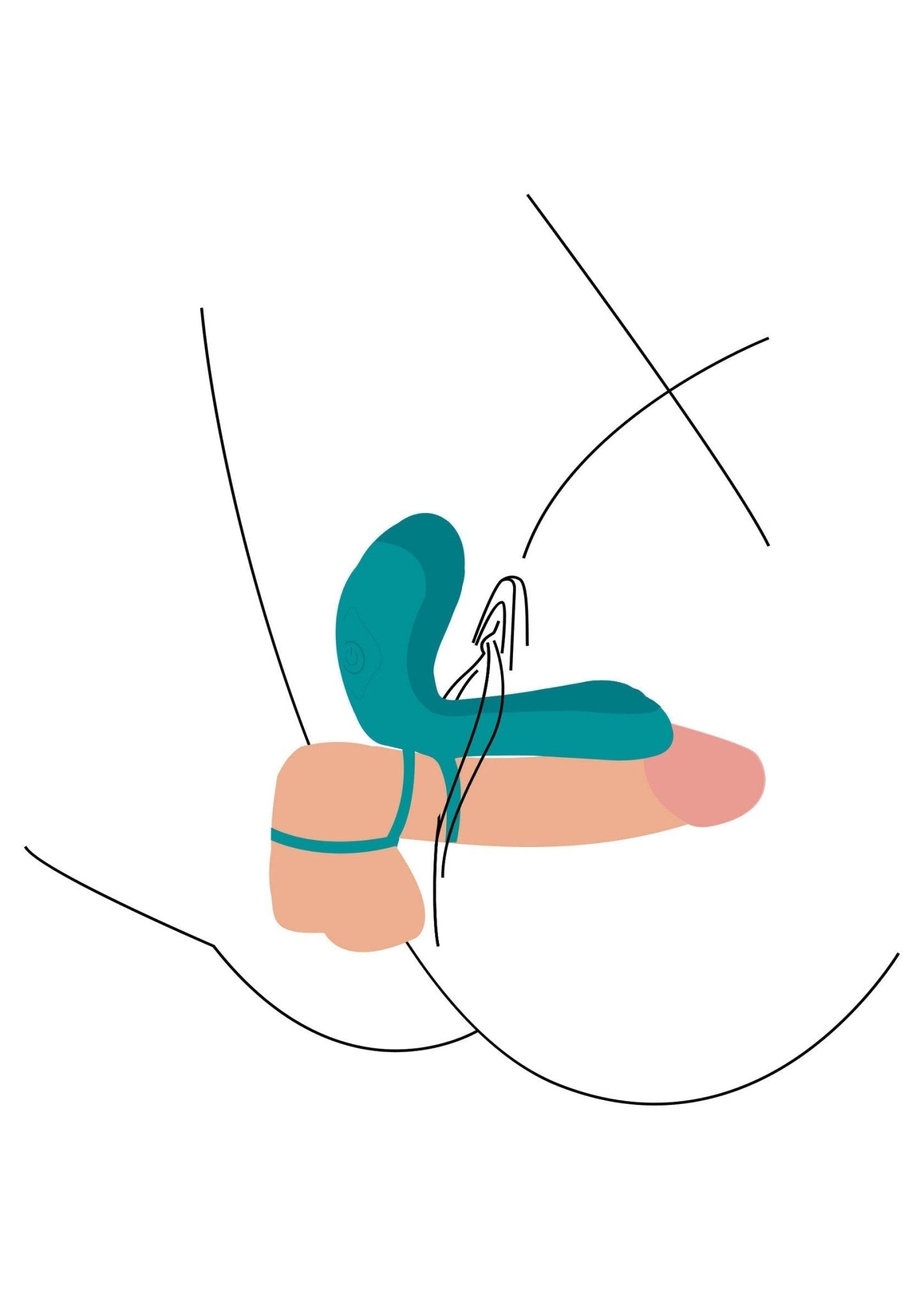 Couples Vibrator Ring - Hot Plaza