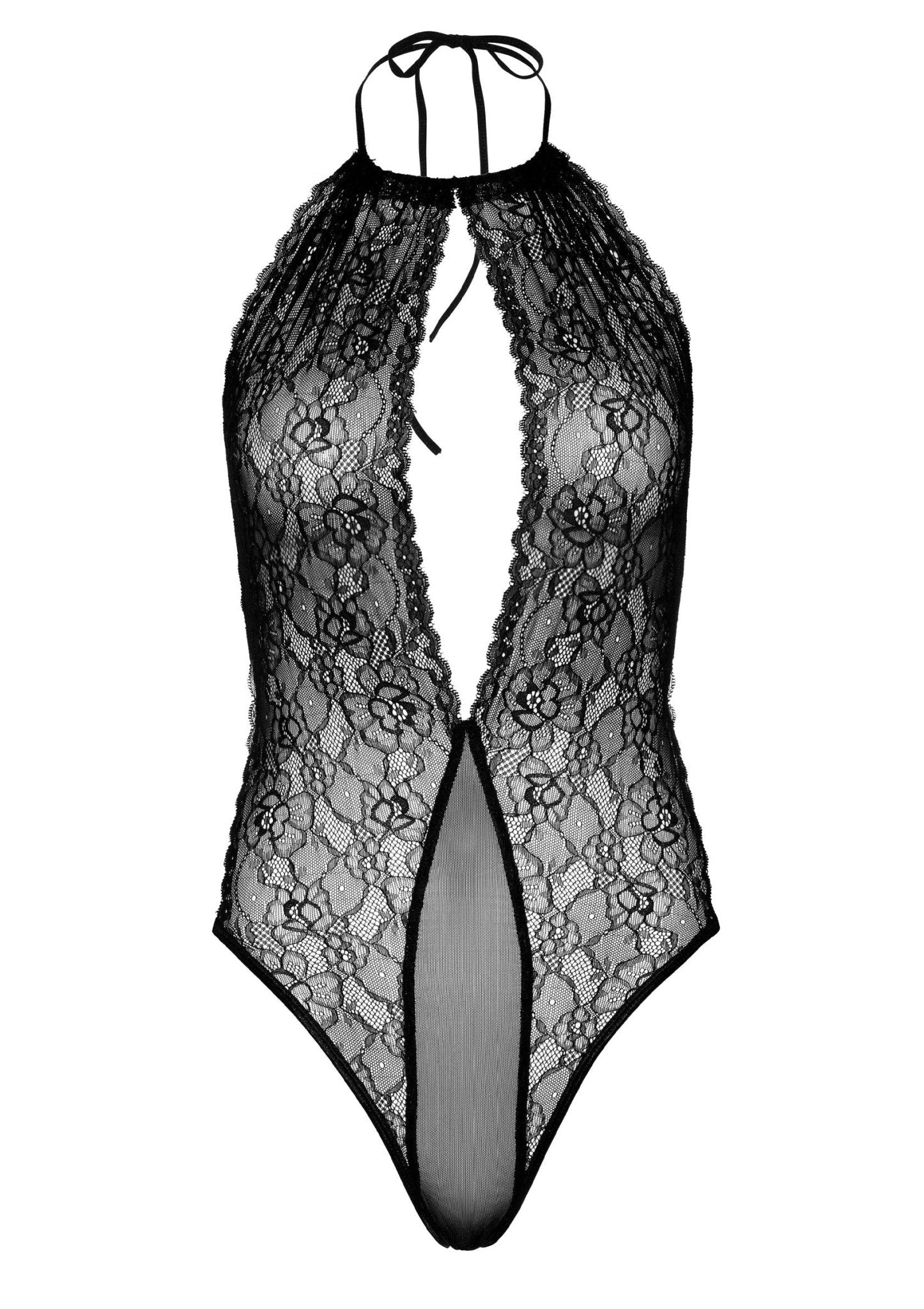 Deep - V Lace Teddy - Hot Plaza