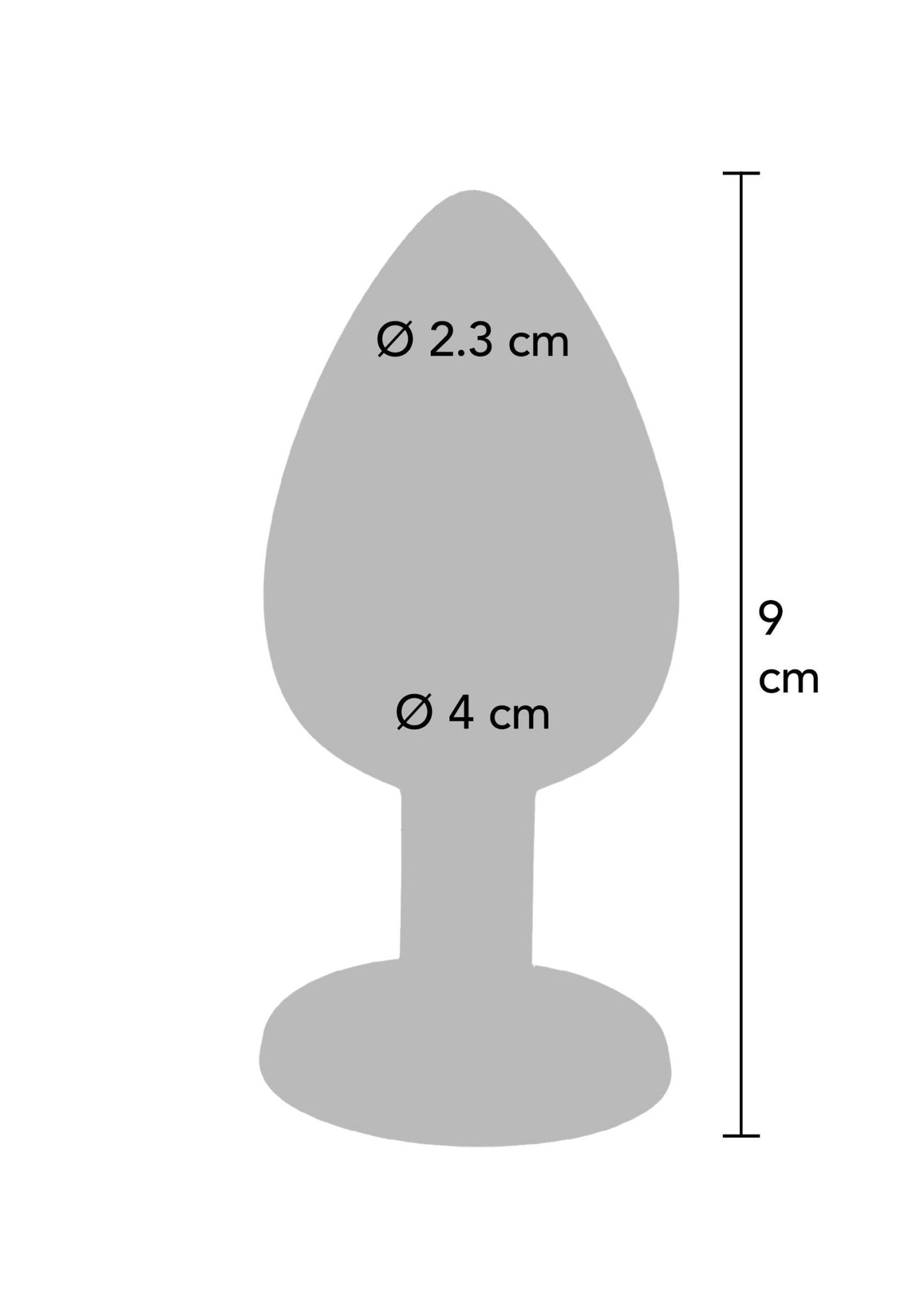 Diamond Booty Jewel Large - Buttplug Roze