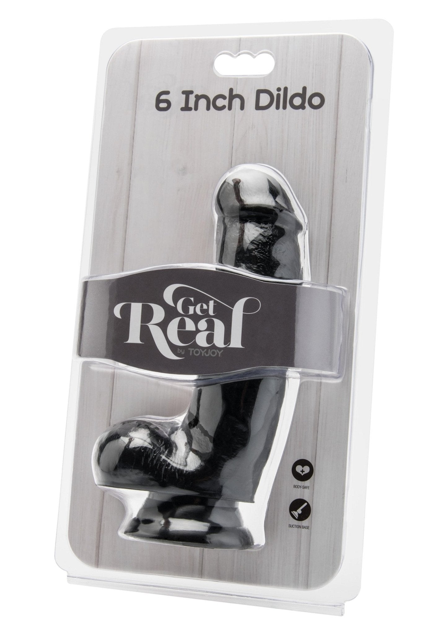 Dildo PVC 15 cm Zwart
