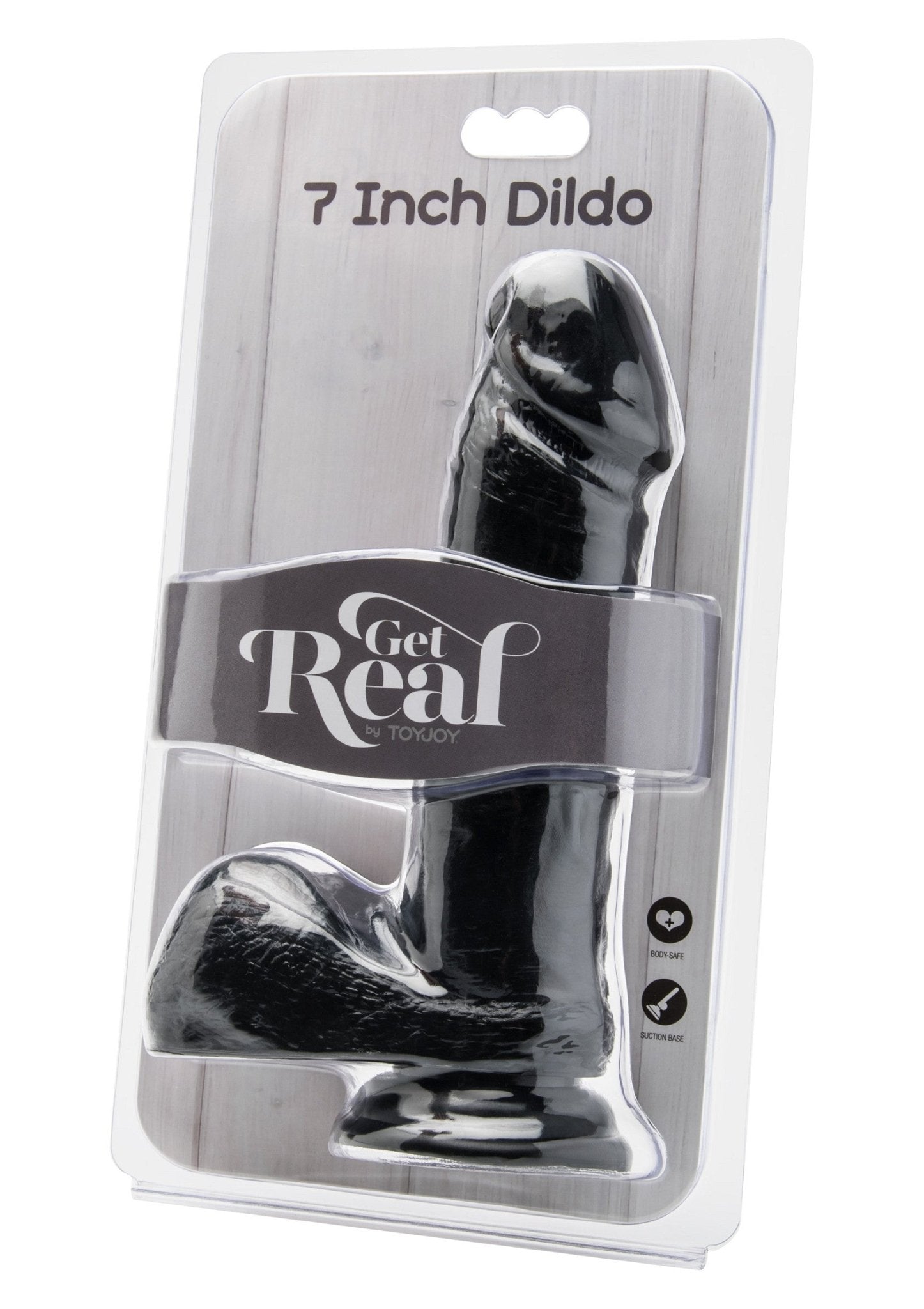 Dildo PVC 18 cm Zwart