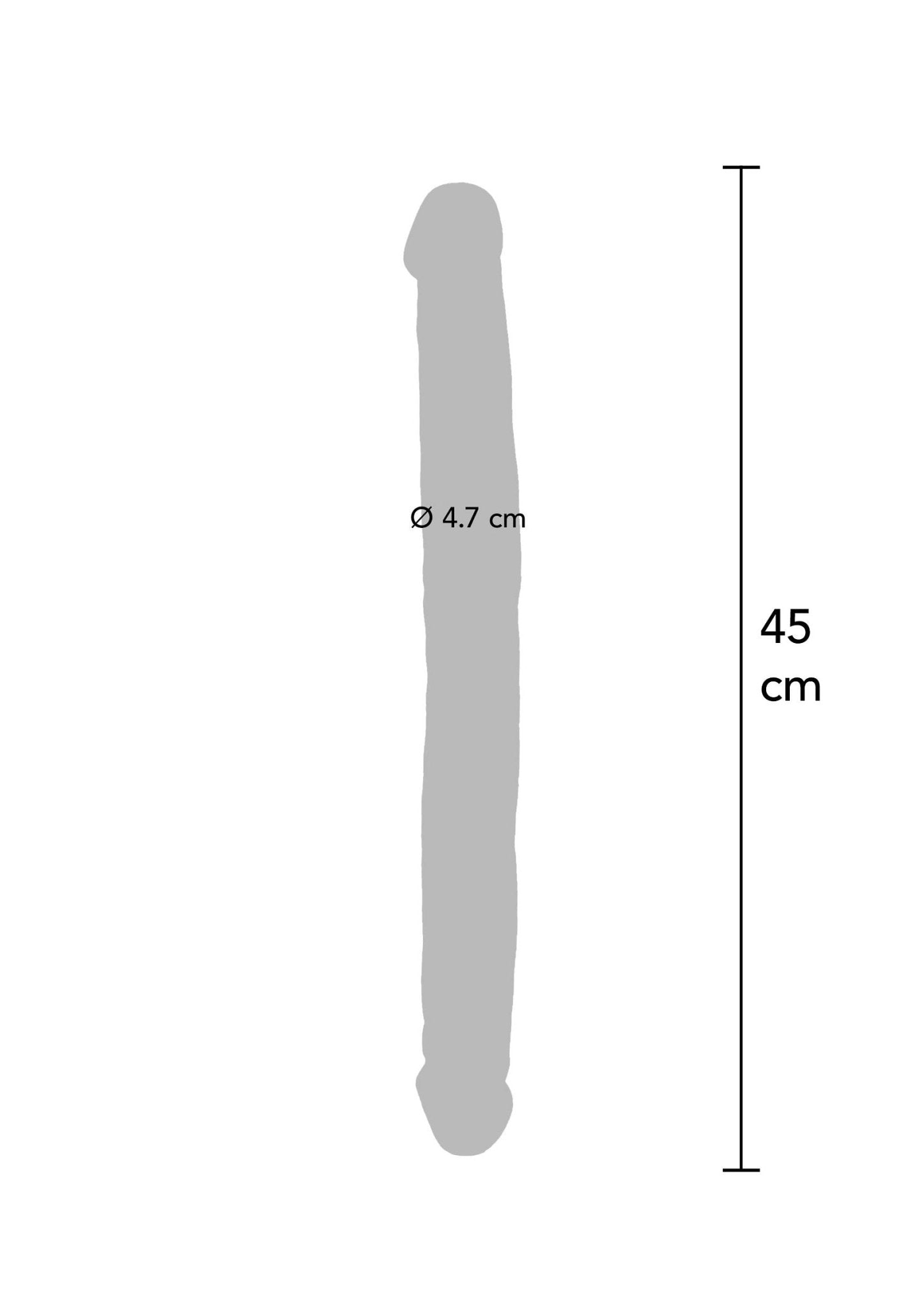 Double Dong PVC 45 cm