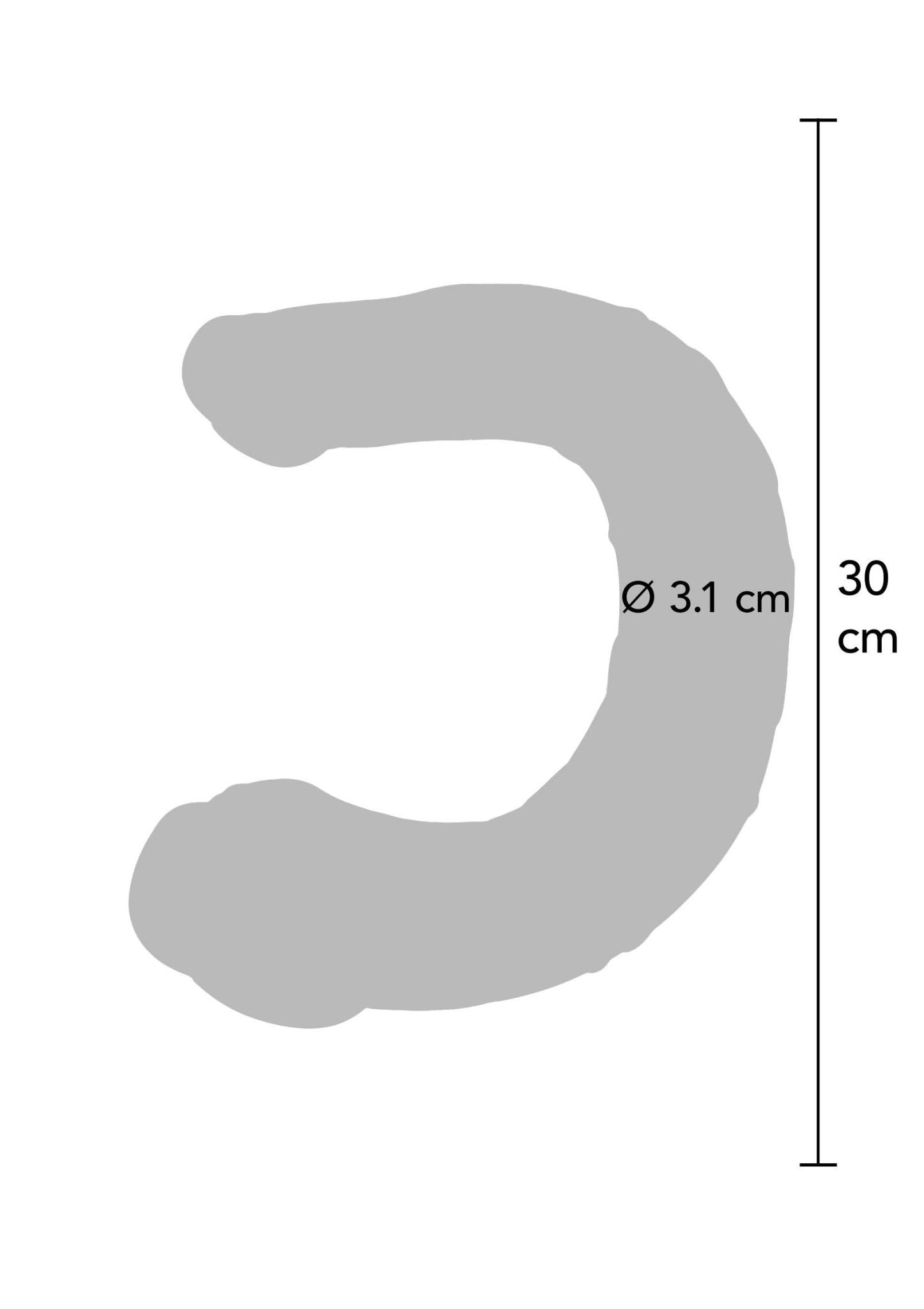 Double Dong Realistic Mini Silicone