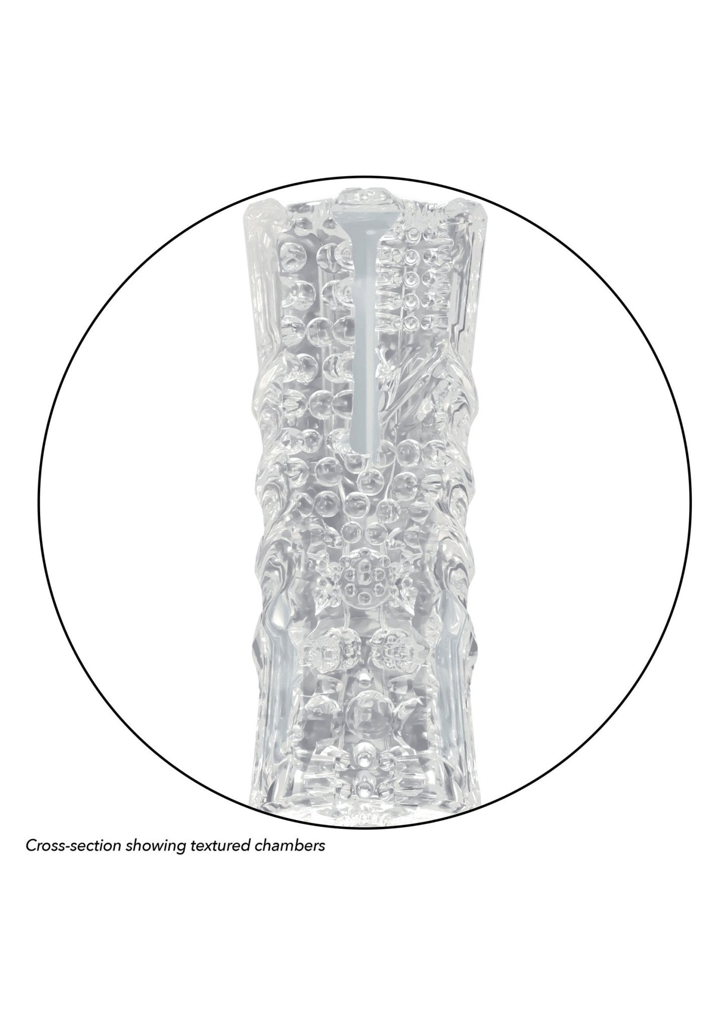 Dual Chamber Stroker XL Masturbator - Hot Plaza