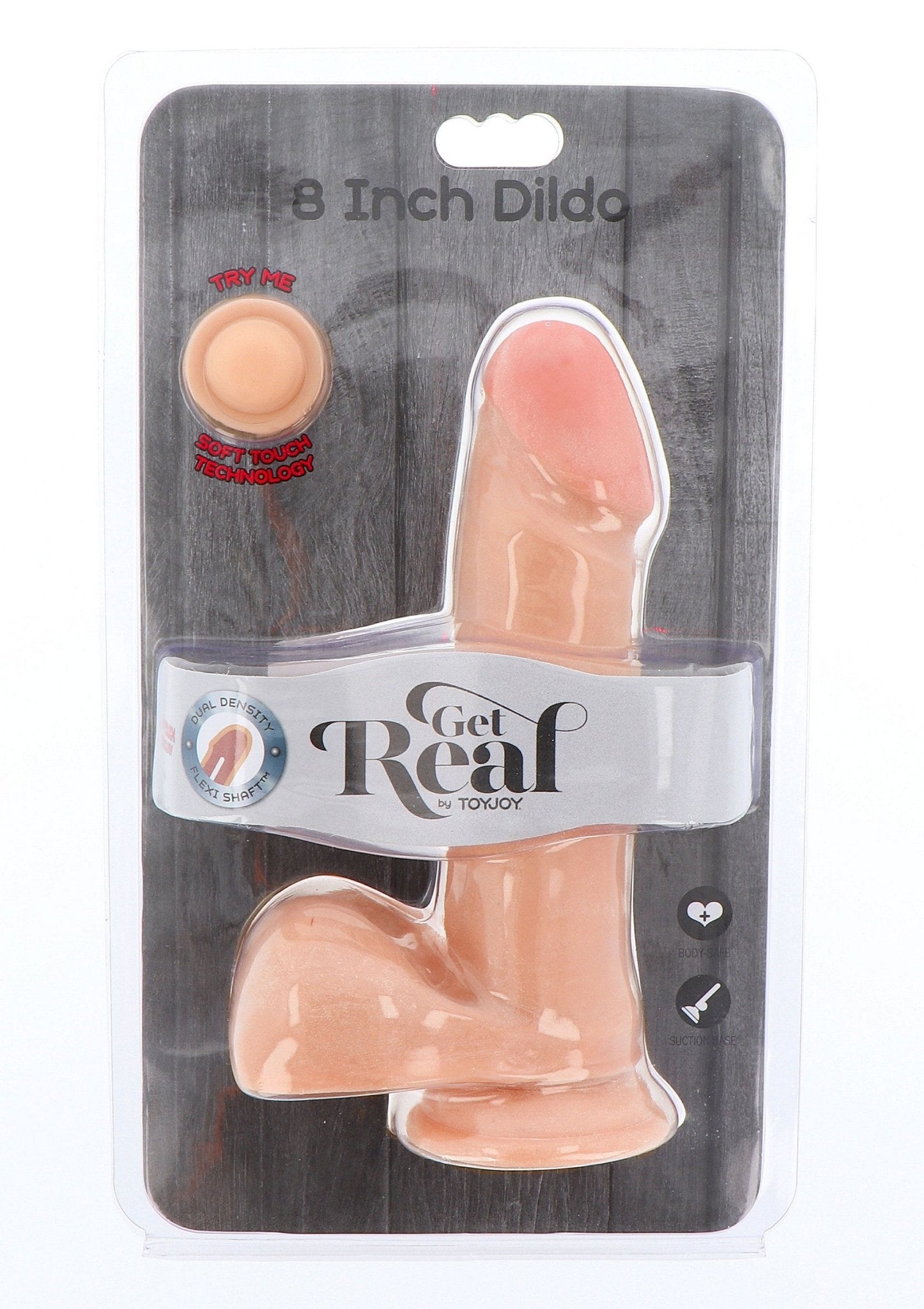 Dual Density Dildo TPE 20 cm