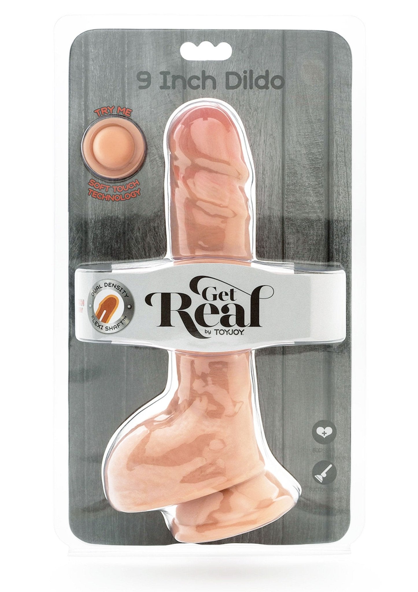 Dual Density Dildo TPE 23 cm