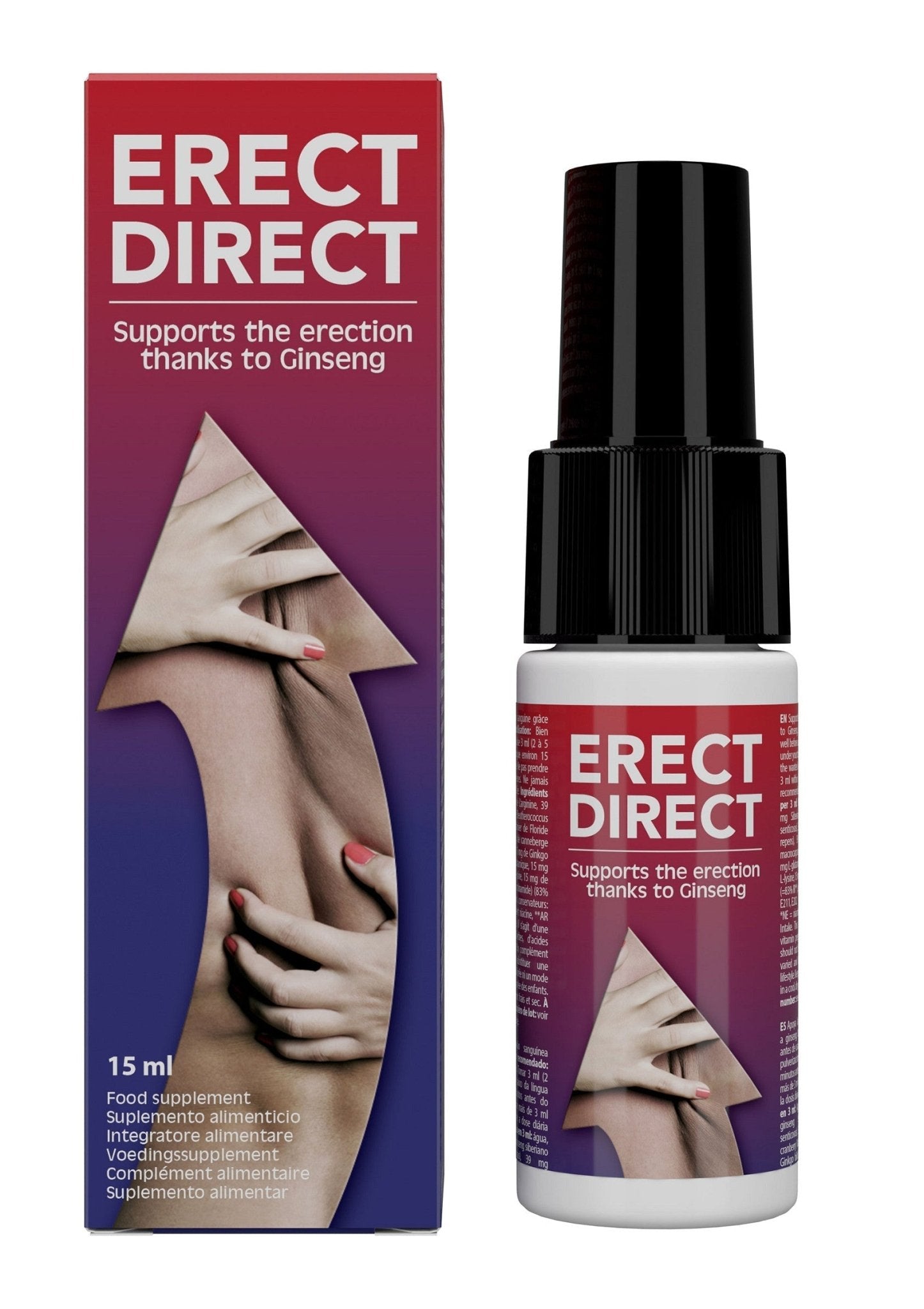 Erect Direct Spray 15 ml - Hot Plaza