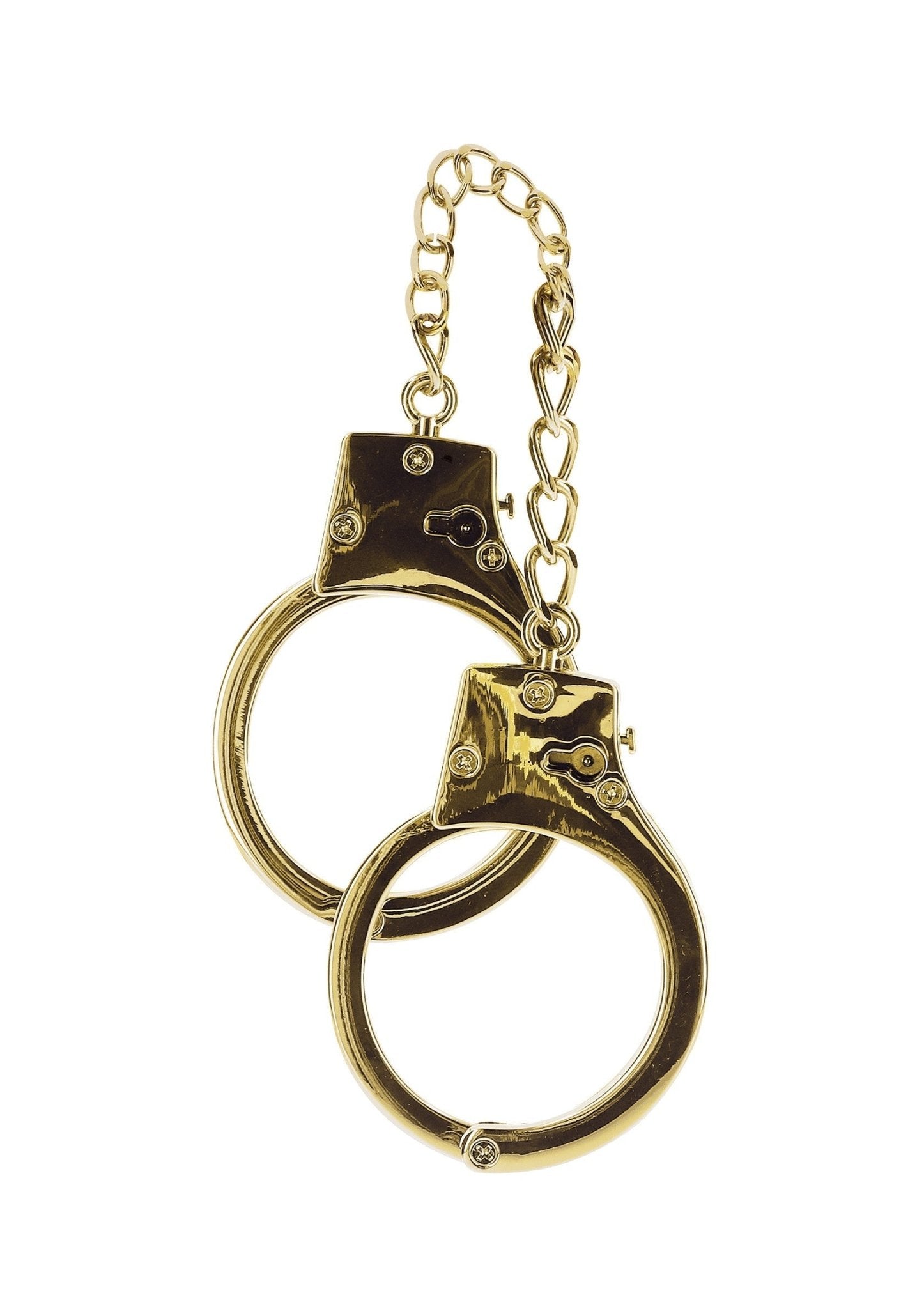 Gold Plated BDSM Handcuffs - Hot Plaza