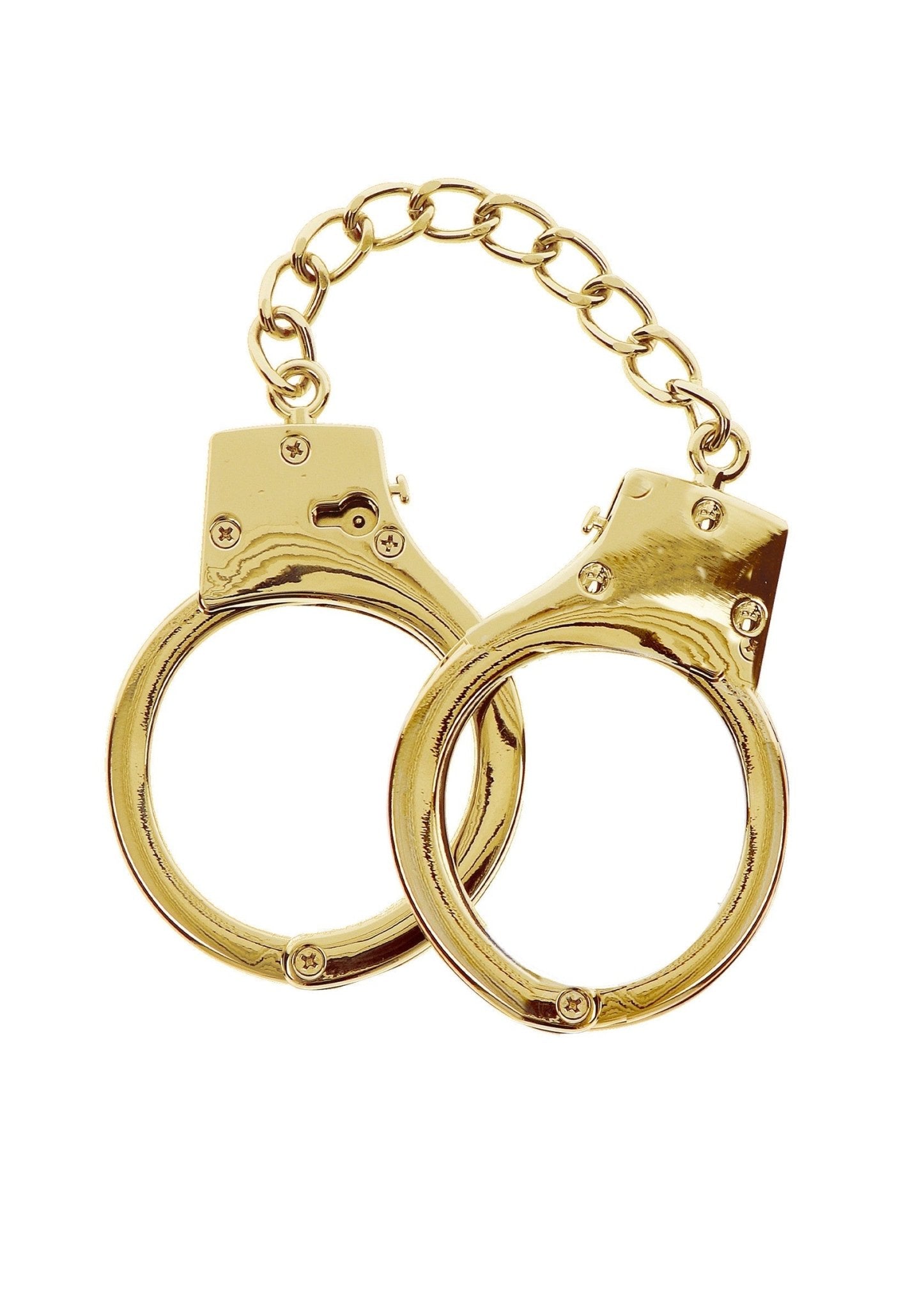 Gold Plated BDSM Handcuffs - Hot Plaza