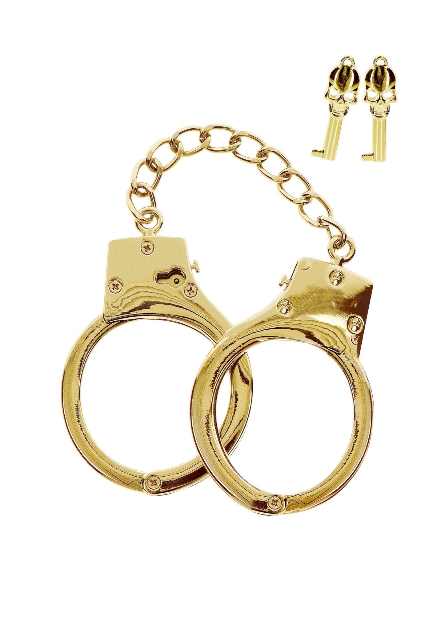 Gold Plated BDSM Handcuffs - Hot Plaza